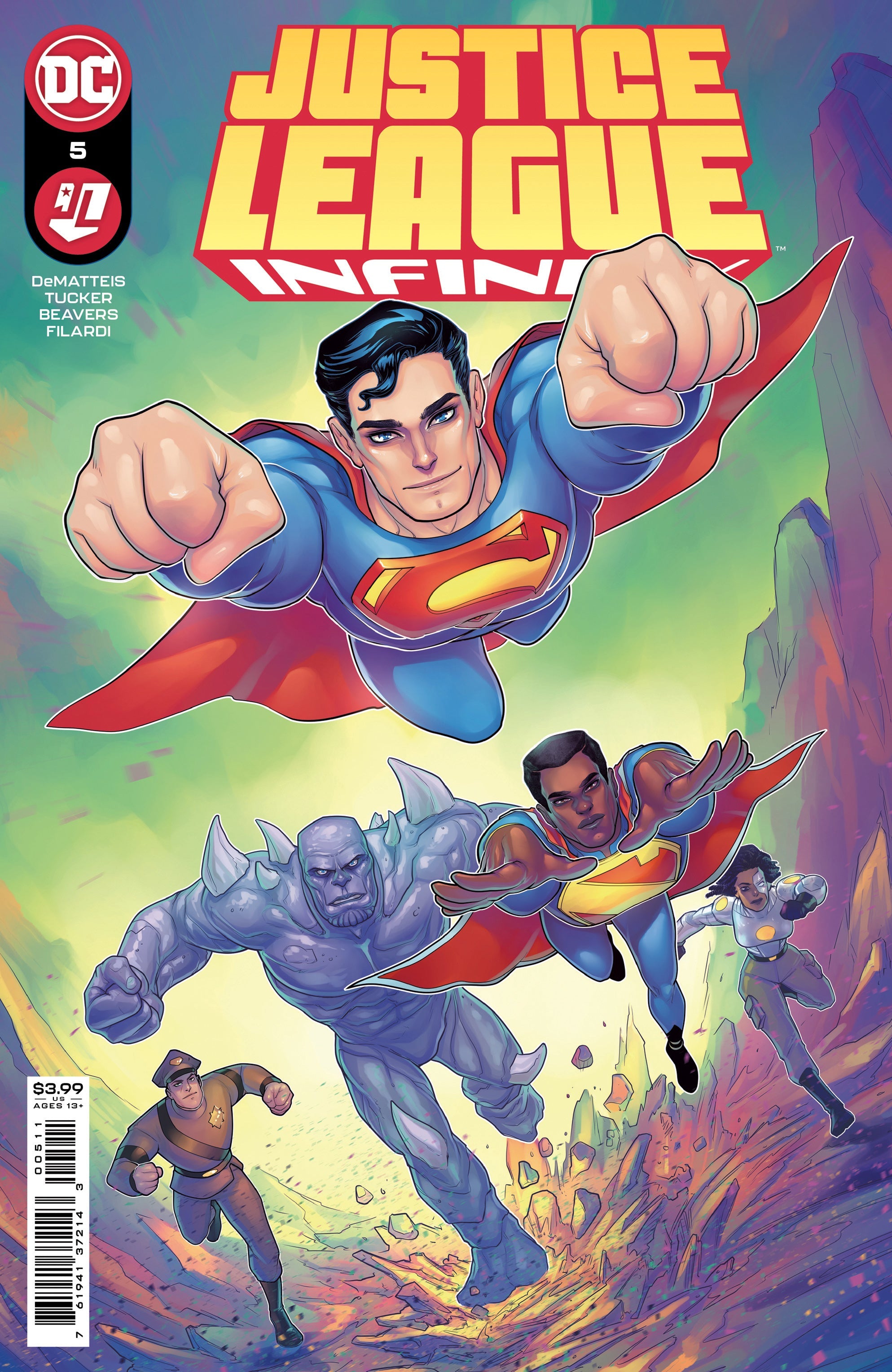 Justice League Infinity #5 (Of 7) Meghan Hetrick JM Dematteis (11/02/2021) Dc