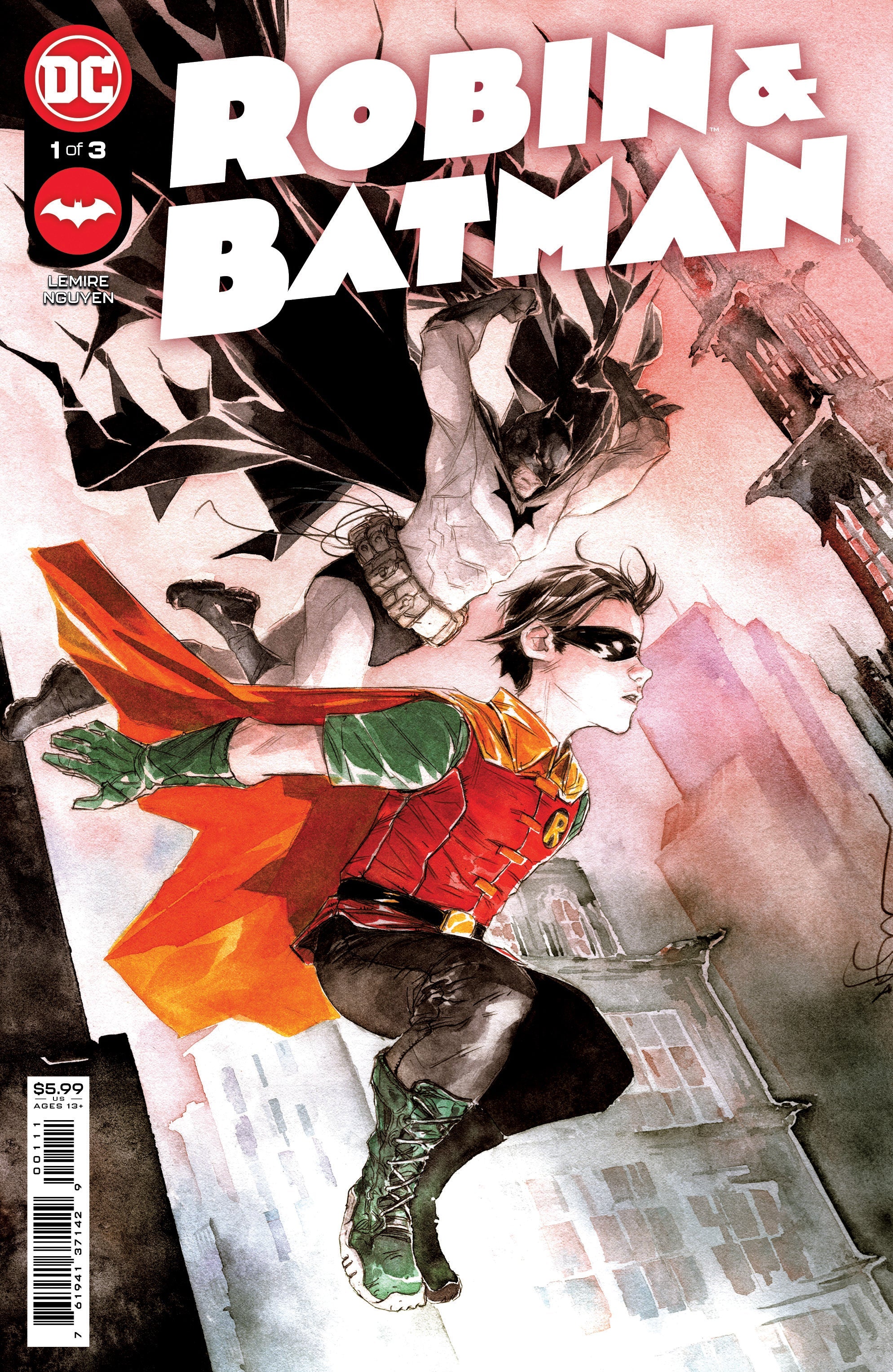 Robin & Batman #1 (Of 3) A Dustin Nguyen Jeff Lemire (11/09/2021) Dc