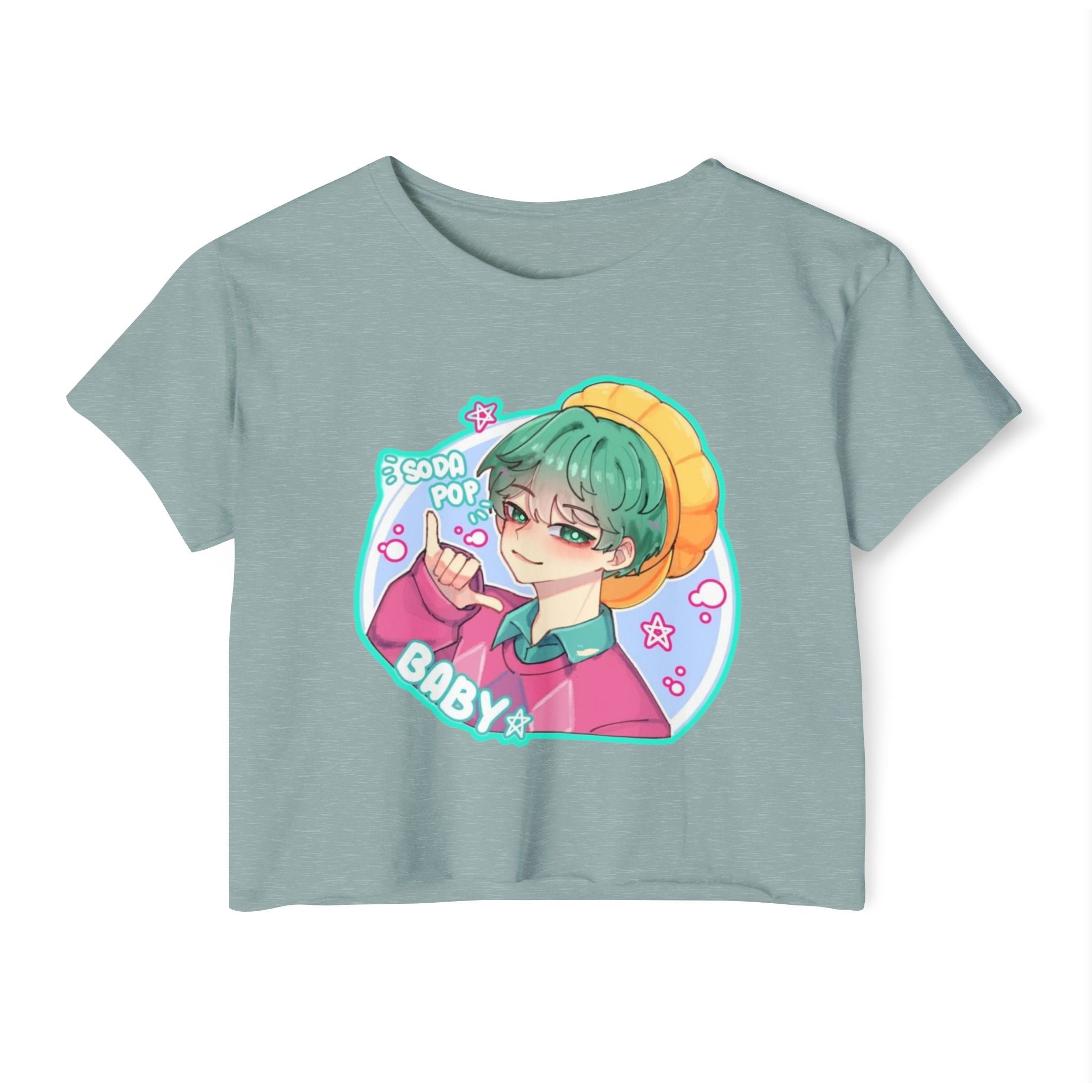 Cute Graphic kpop boys 3 Crop Top for Women, Festival Wear, Baby Pop Art Tee, Casual Summer Top, Gift for Music Lovers, Trendy Streetwear