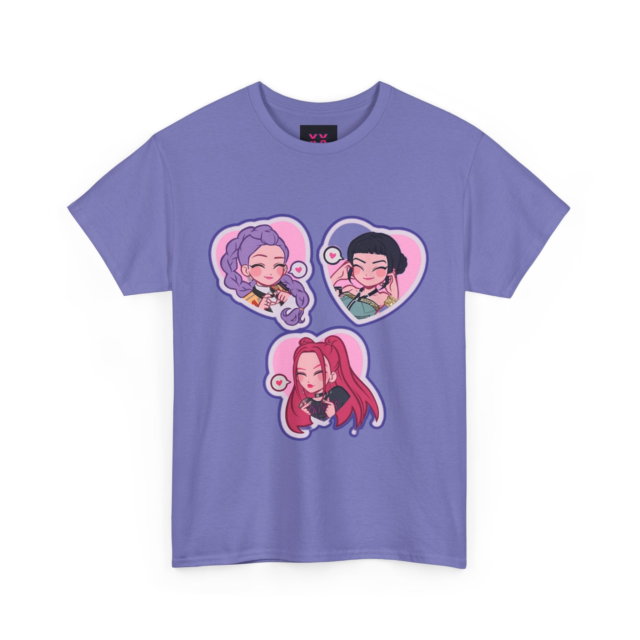 Idol style 1 Cotton Tee | Cute Character Tees, Graphic T-Shirts, Kawaii Apparel, Gift for Friends, Casual Streetwear