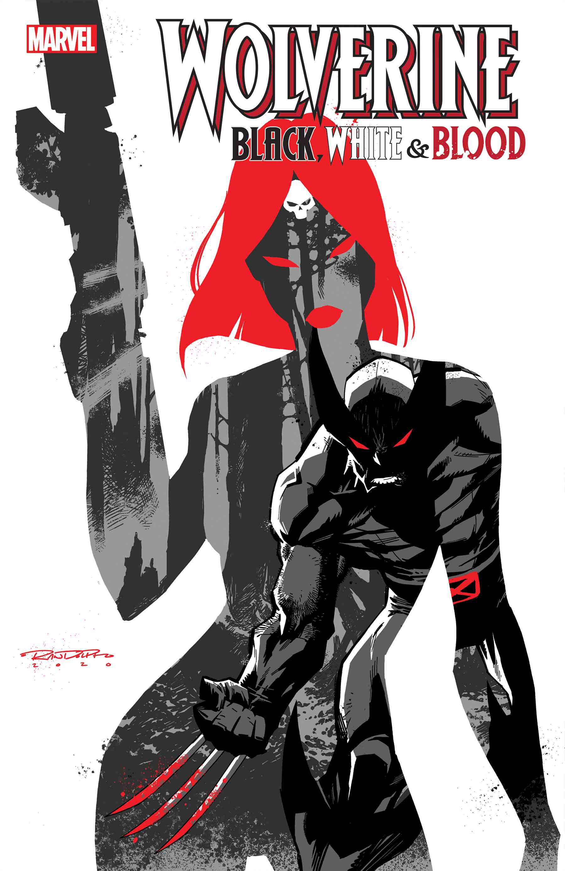 Wolverine Black White Blood #4 (Of 4) Khary Randolph Steven DeKnight (03/10/2021) Marvel