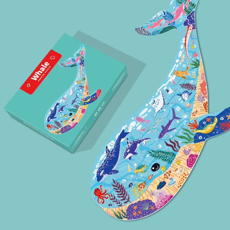 DIY Wooden Animal Shaped Puzzle – Unique Gift for Christmas