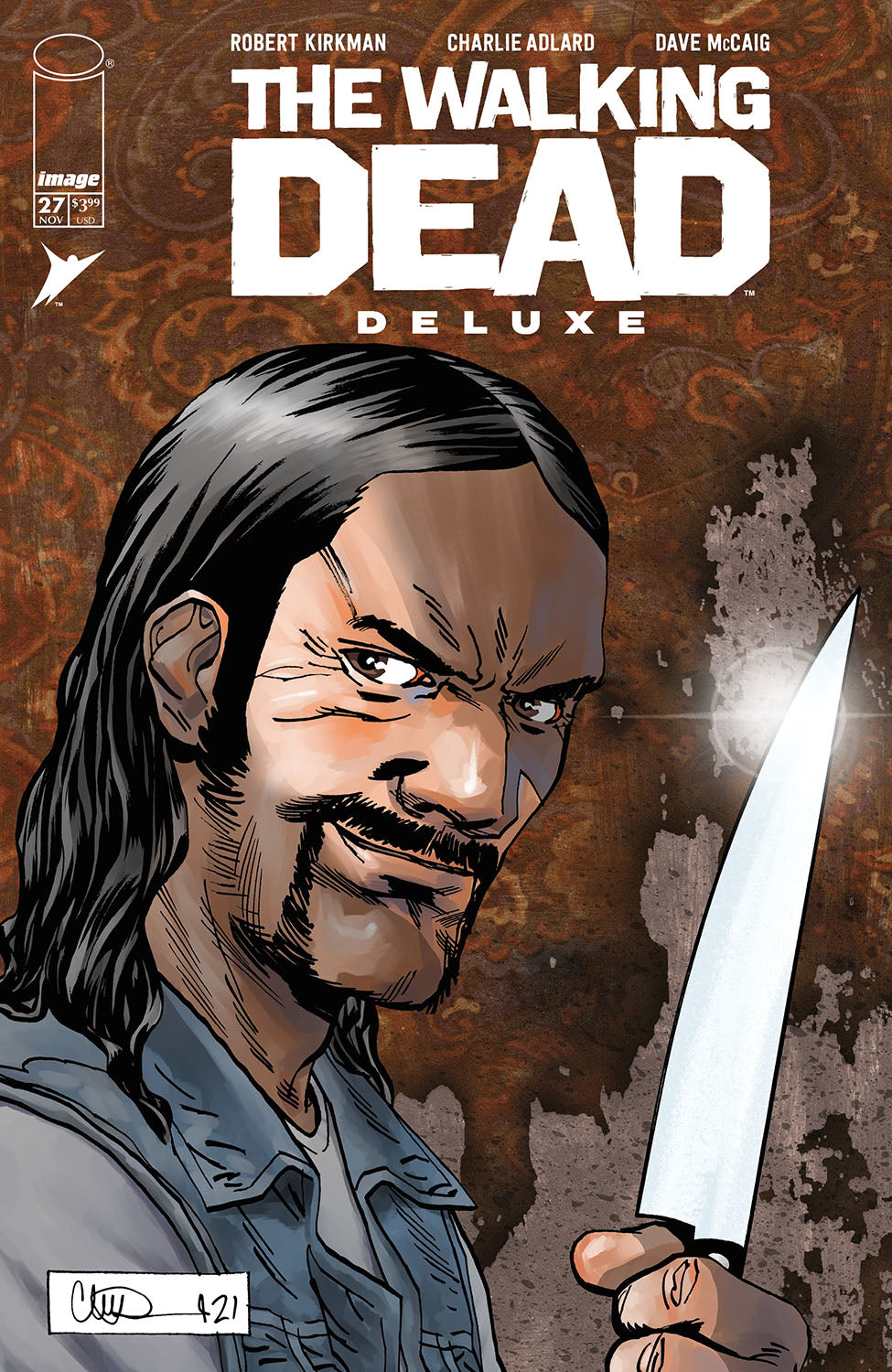 Walking Dead Dlx #27 D Charlie Adlard Variant (Mr) (11/17/2021) Image