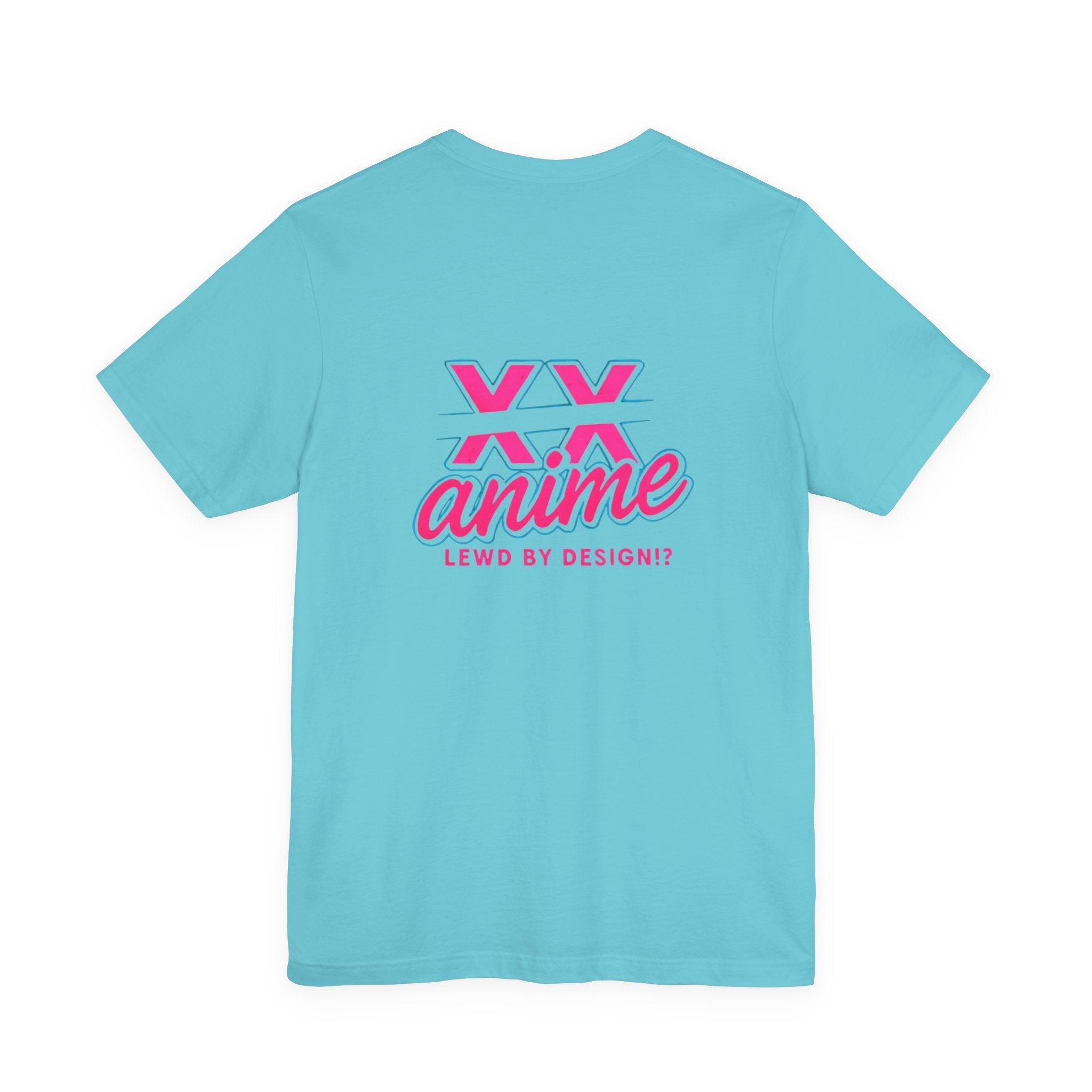 Lewd Anime-Themed Unisex Tee for Fans, Cute Graphic T-Shirt, Comfortable Everyday Wear, Perfect Gift for Anime Lovers, Stylish Casual Top