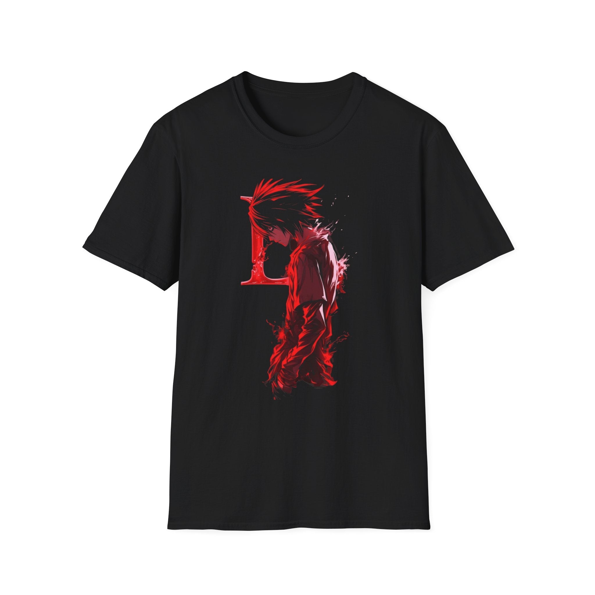 Dn Anime-Inspired Unisex Softstyle T-Shirt, Retro Anime Tee, Gifts for Otaku, Casual Wear, Unique Graphic Shirt