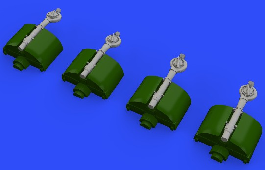 Eduard 672178 1/72 Aircraft- B24 Turbochargers for EDU & HSG (Resin)