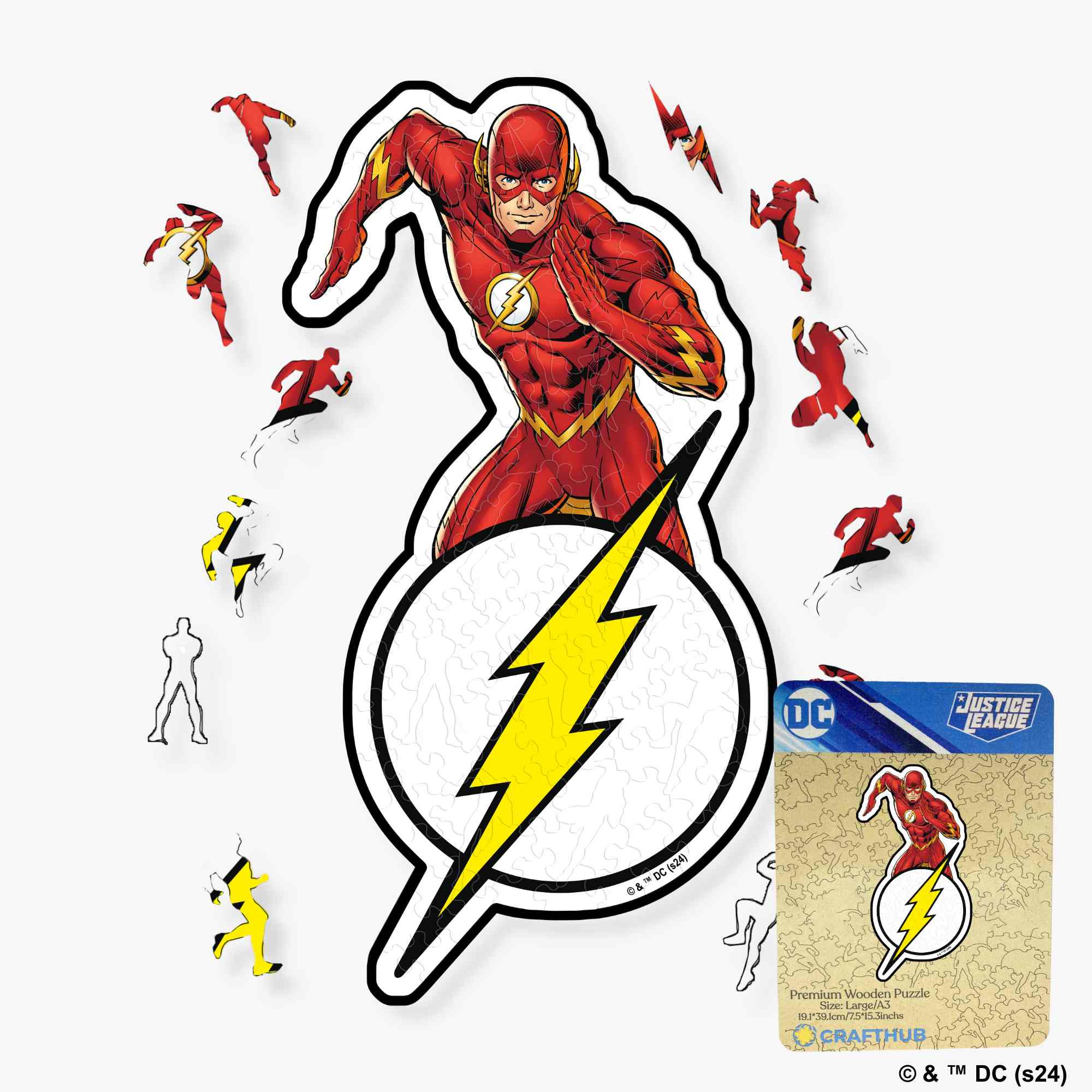 The Flash Wooden Jigsaw Puzzle