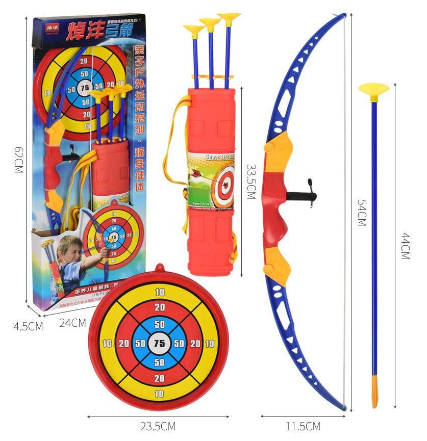 Kids Bow and Arrow Set – Safe Archery Toy with Suction Cup Arrows