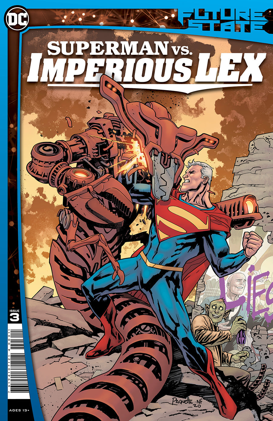 Future State Superman Vs Imperious Lex #3 (Of 3) A Yanick Paquette Mark Russell (03/30/2021) Dc