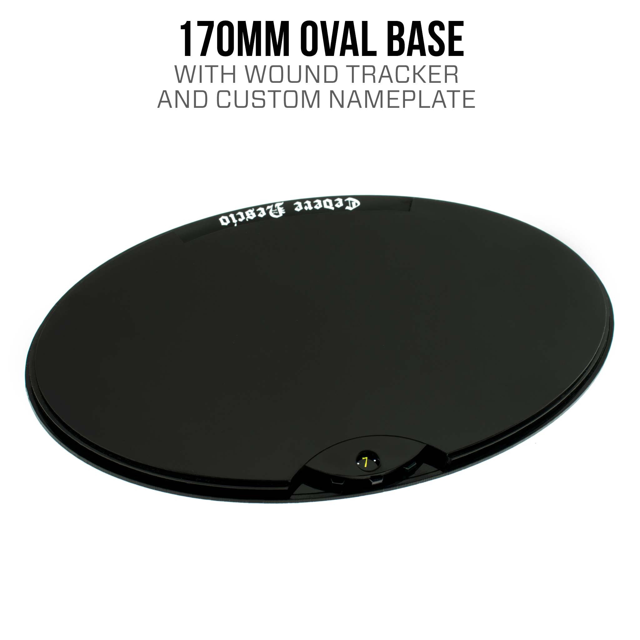 170mm Oval Base Wound Tracker