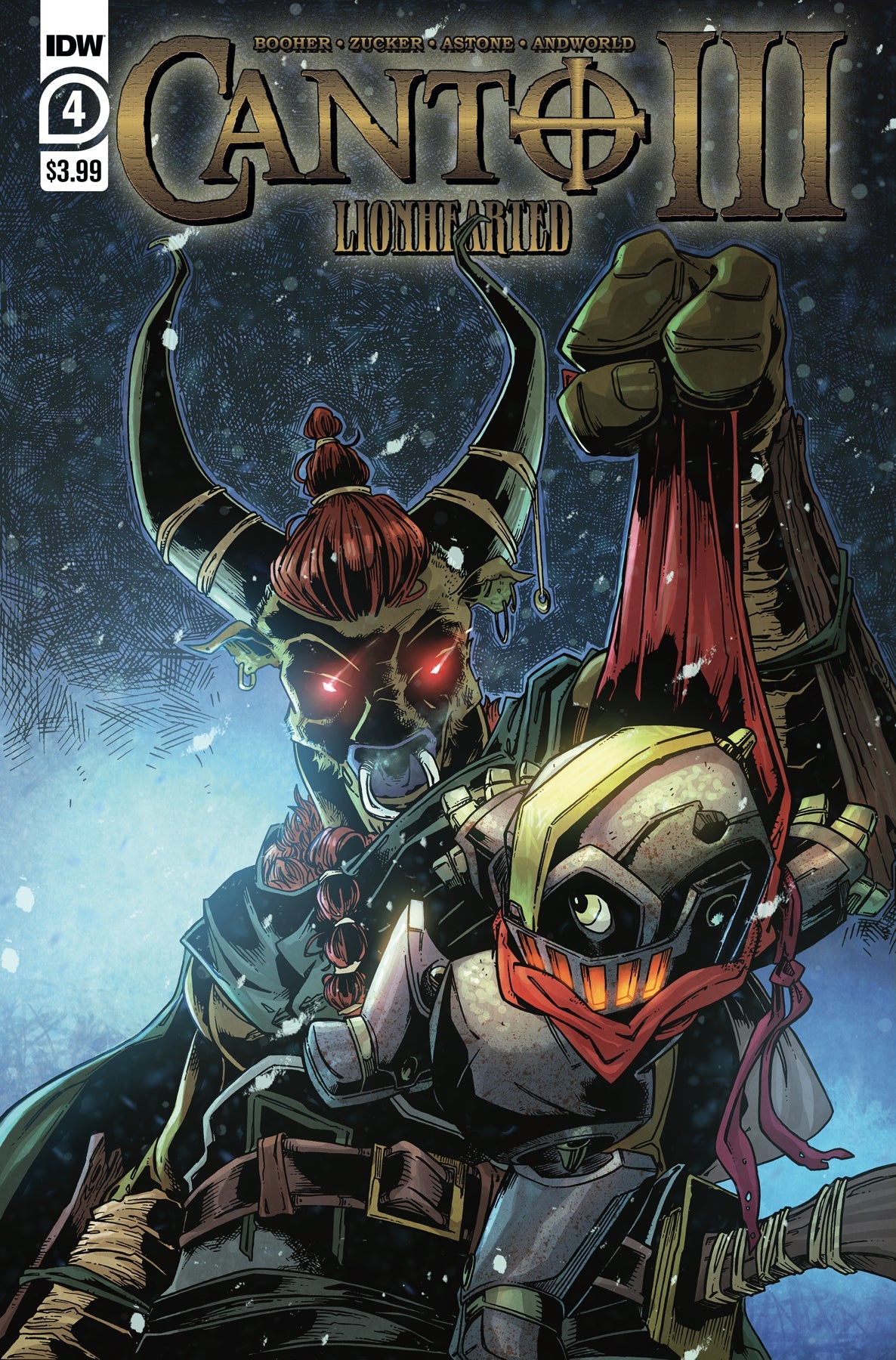 Canto Iii Lionhearted #4 (Of 6) A Drew Zucker David Booher (11/10/2021) Idw