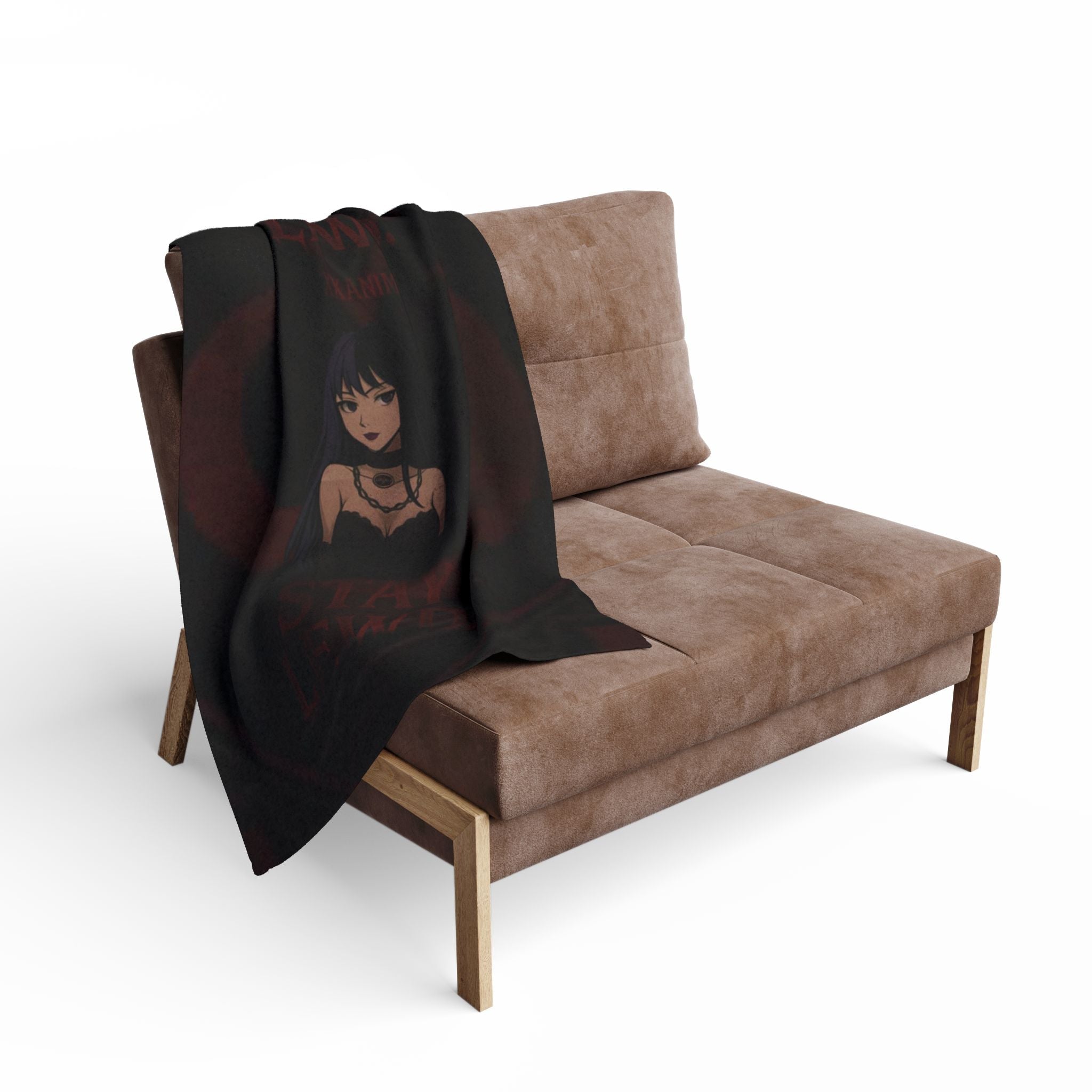 Stay Lewd Arctic Fleece Blanket, Cozy Throw for Home Decor, Perfect Gift for Fans, Gothic Aesthetic Blanket, Soft Bedding for All Seasons