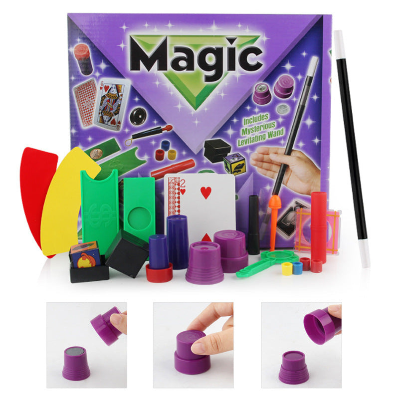 Magic Tricks Set – Fun Magic Prop Kit for Kids with 45+ Tricks