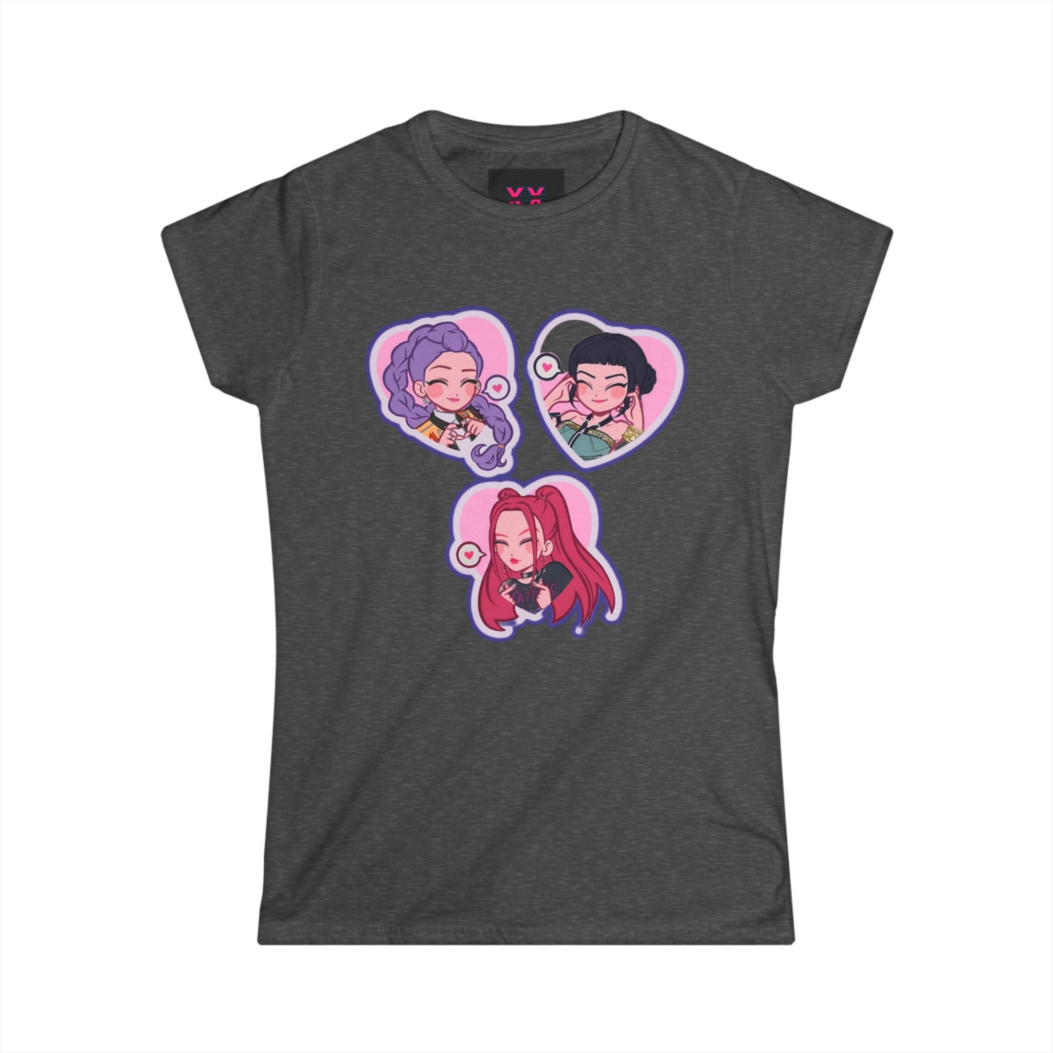 Idol style Tee, Cute Tee for Anime Lovers, Kawaii T-Shirt, Trendy Casual Wear, Gift for Otaku