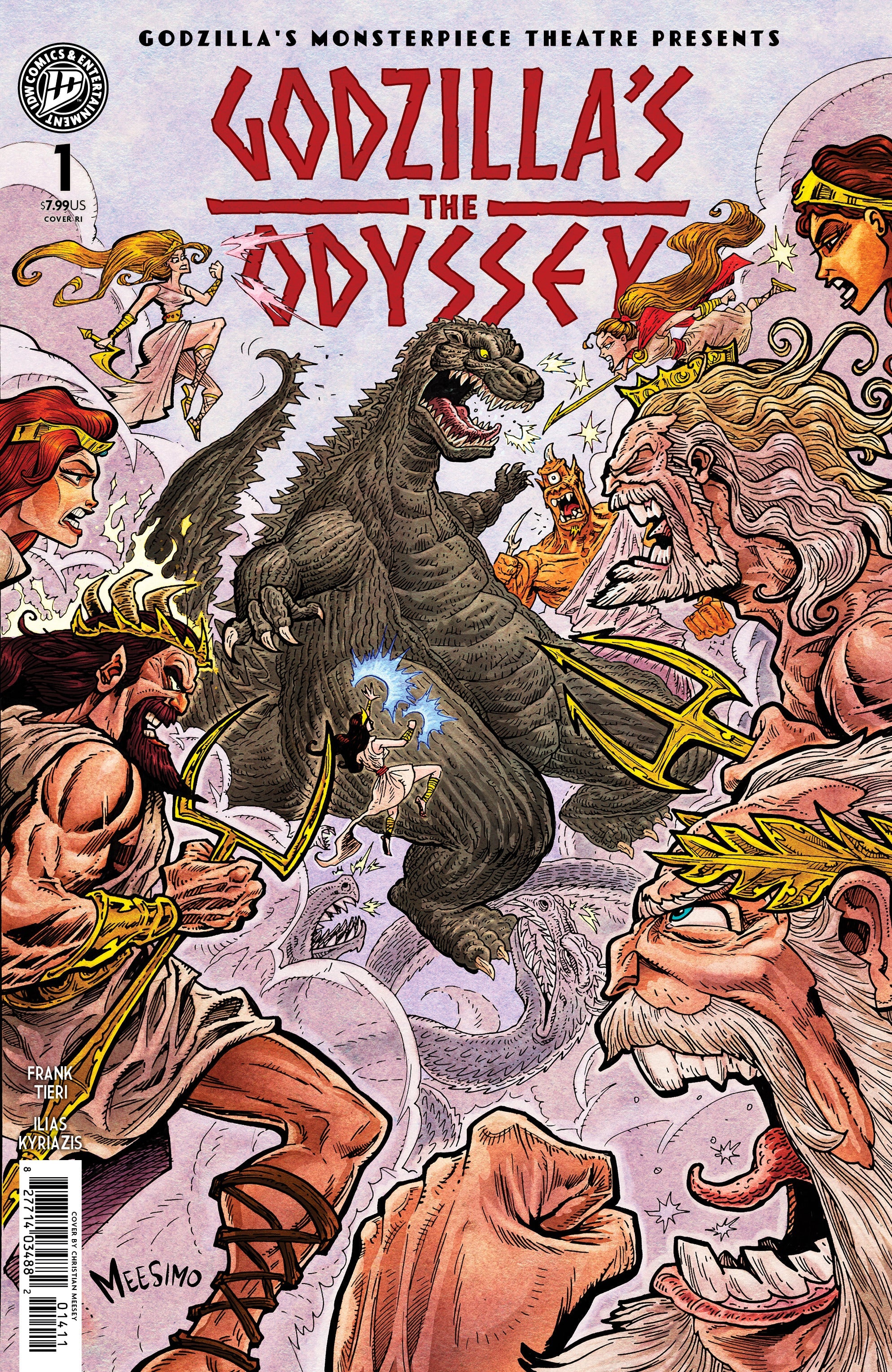 Godzillas Monsterpiece Theatre Presents Godzillas The Odyssey D 1:10 Meesey (06/10/2026) Idw
