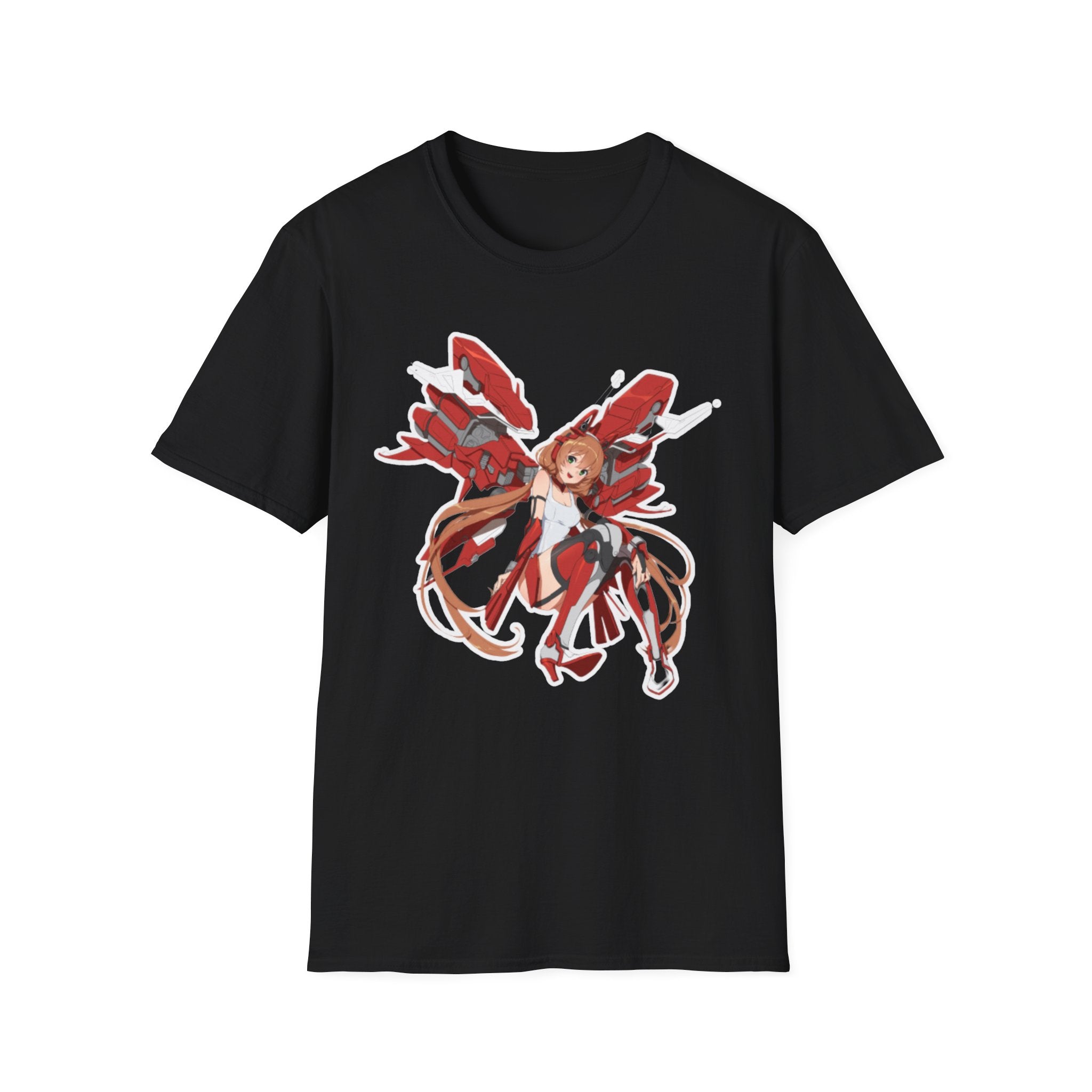 Red Butterfly Graphic Unisex T-Shirt, Cute Casual Tee, Anime-Inspired Apparel, Gift for Friends, Birthday Surprise