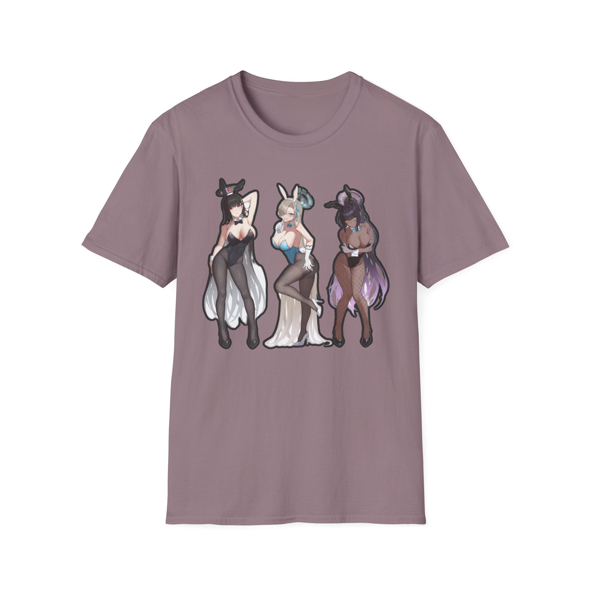 Anime-Inspired lewd bunny Unisex Softstyle T-Shirt, Cute Anime Art Tee, Casual Streetwear, Geeky Gift for Him/Her, Halloween Party Top, Graphic [...]
