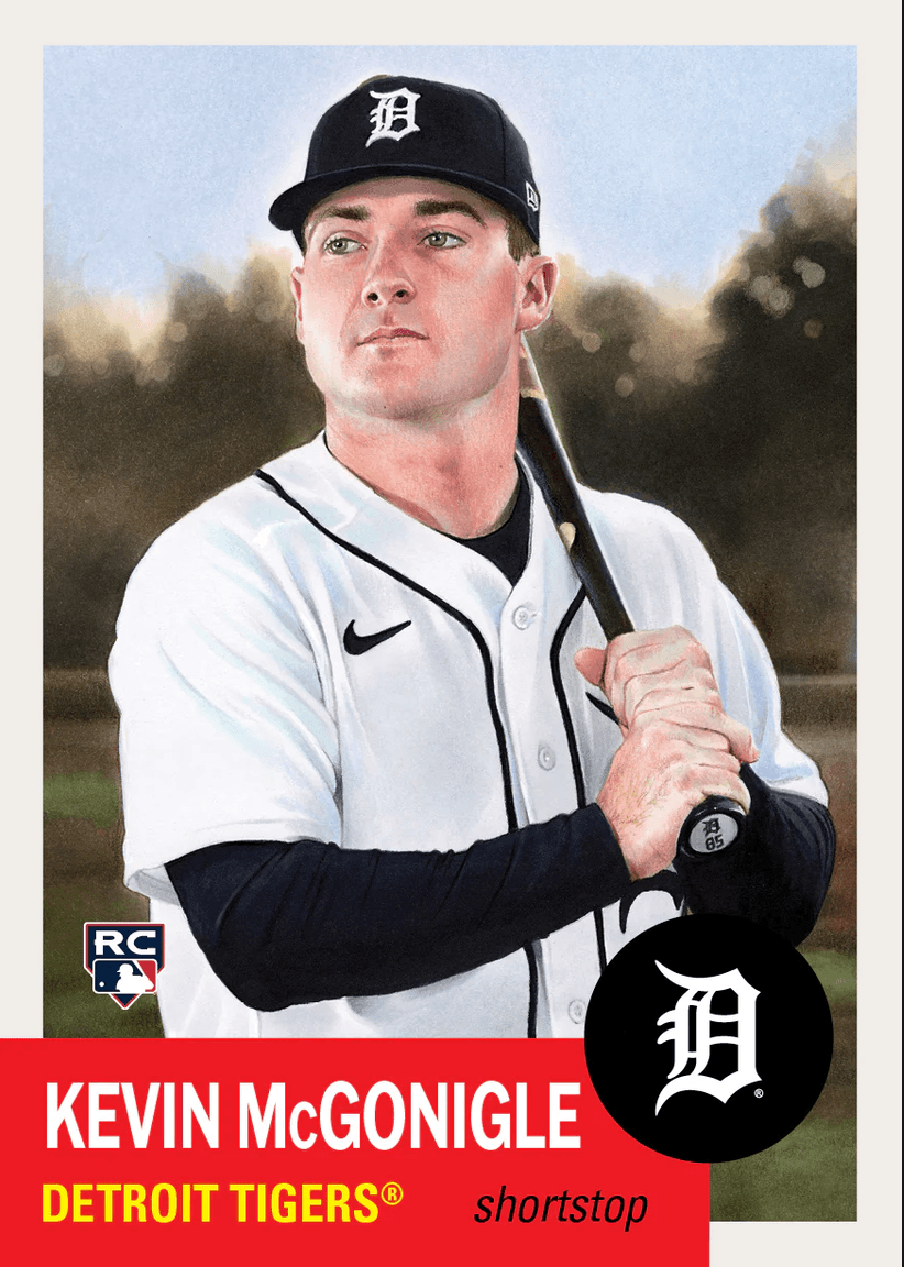 2026 Topps Living Kevin McGonigle #933 Detroit Tigers Rookie RC Baseball Card