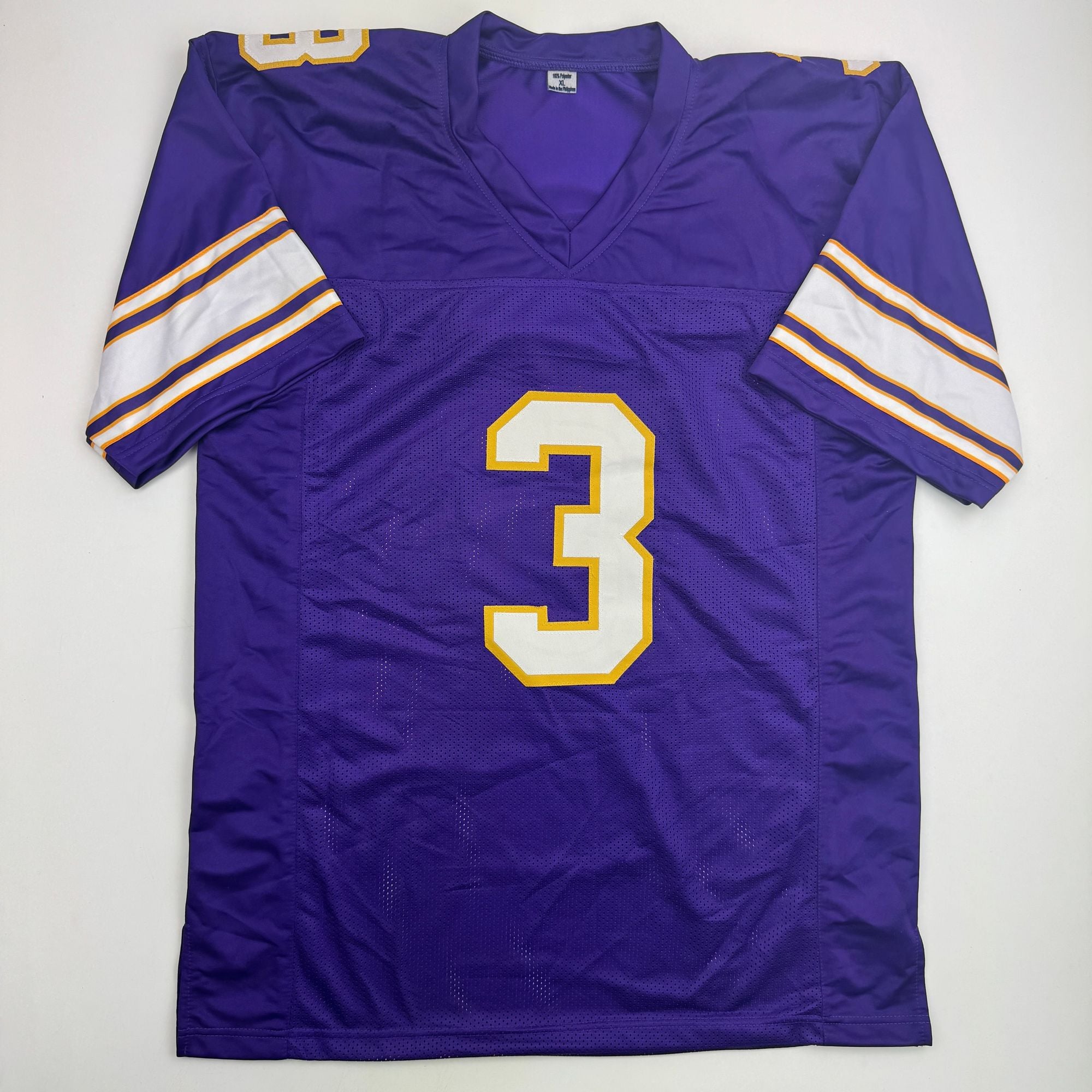 Autographed/Signed Jordan Addison Minnesota Purple Alternate Football Jersey JSA COA