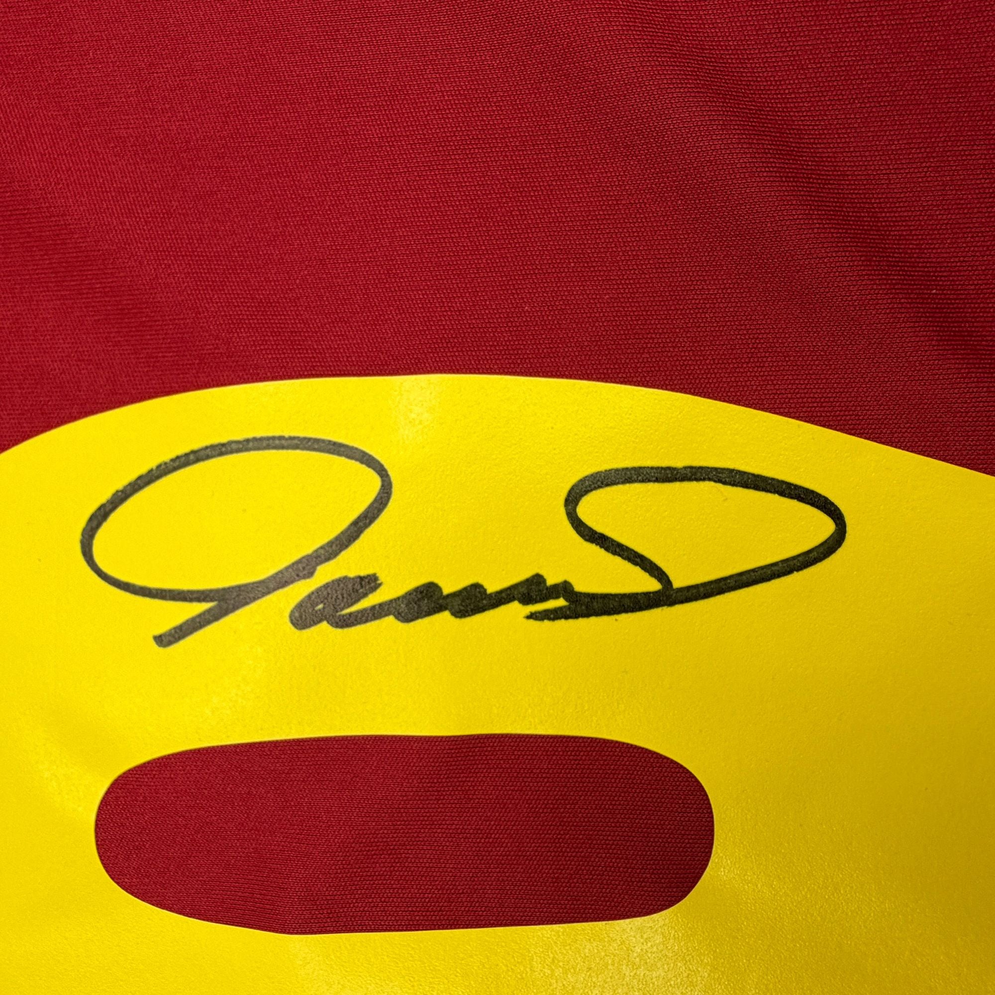 Autographed/Signed Fernando Torres Spain Red Soccer Futbol Jersey Beckett BAS COA #2