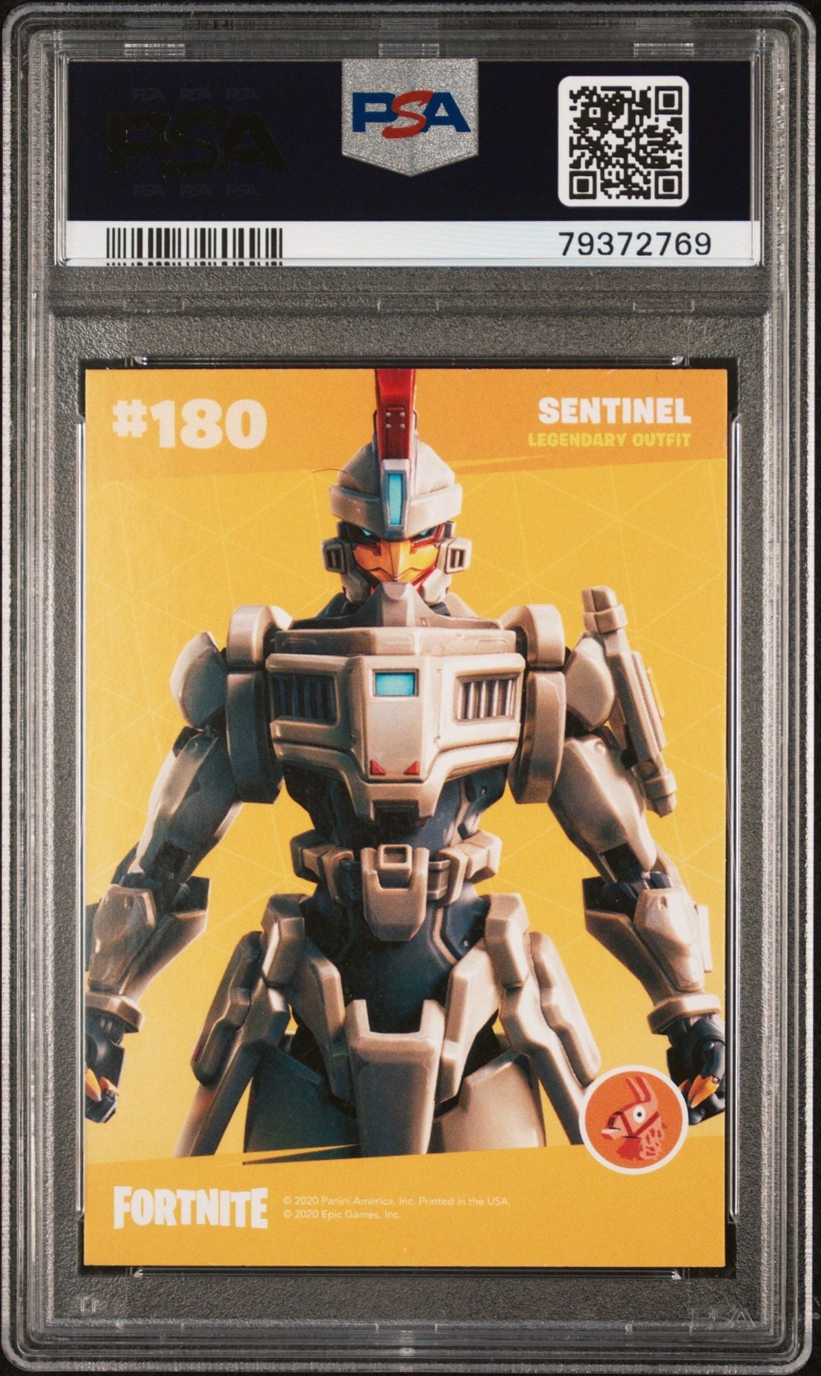 Graded 2020 Panini Fortnite Sentinel #180 Cracked Ice Trading Card PSA 10 Gem Mint