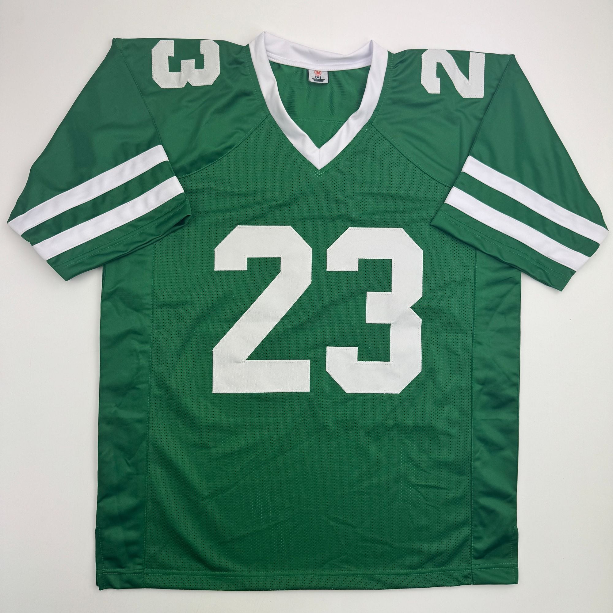Autographed/Signed D'Angelo Ponds New York Green Football Jersey JSA COA