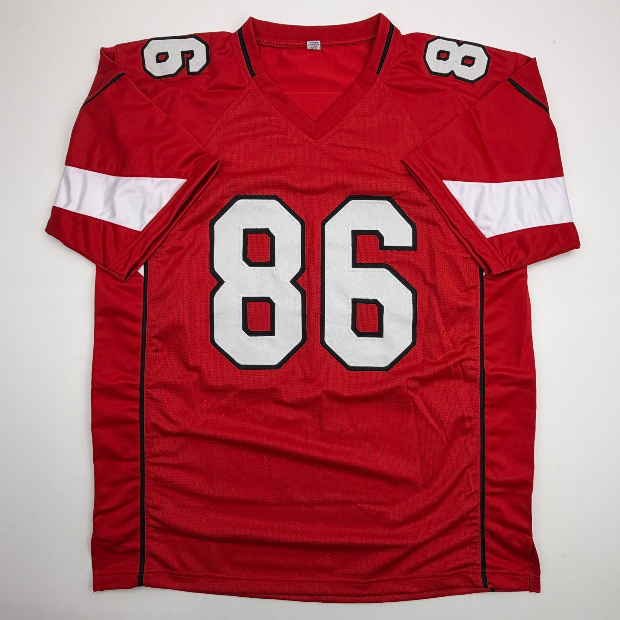 Autographed/Signed Zach Ertz Arizona Red Football Jersey JSA COA