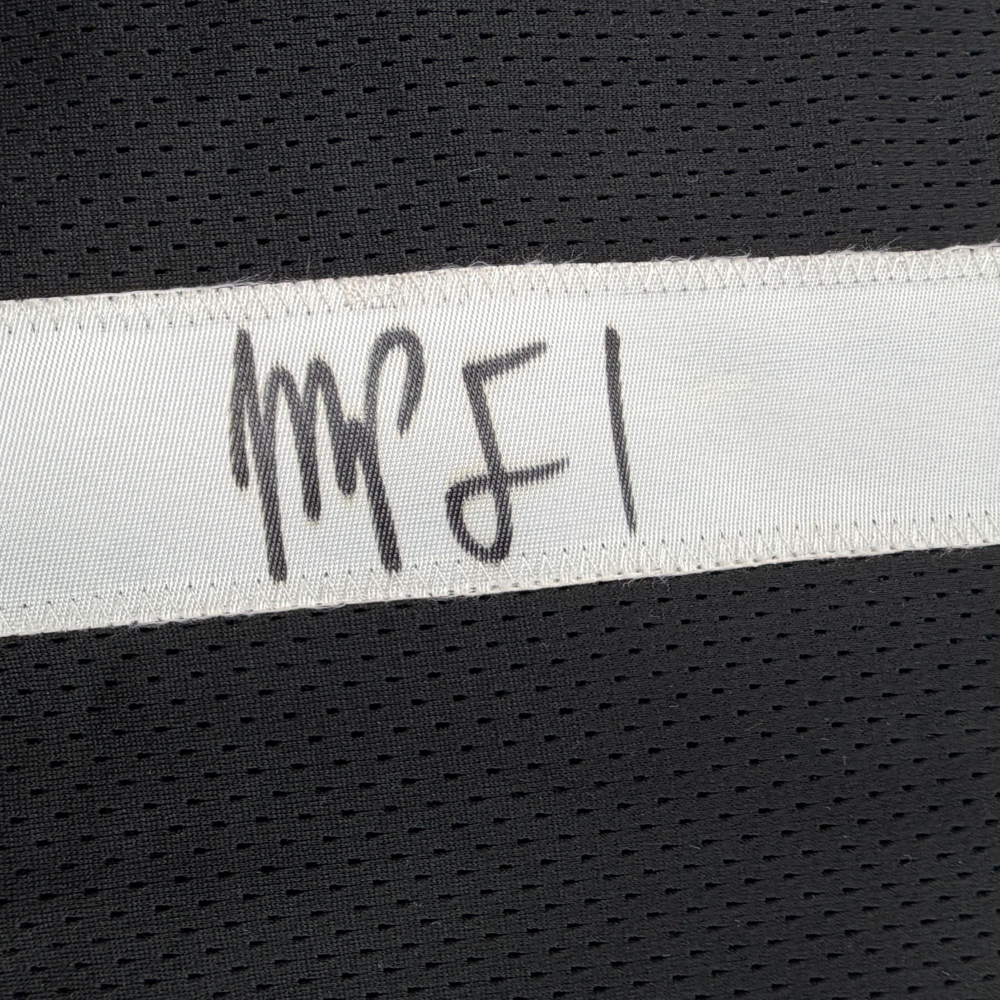 Autographed/Signed Michael Porter Jr Brooklyn Black Basketball Jersey JSA COA