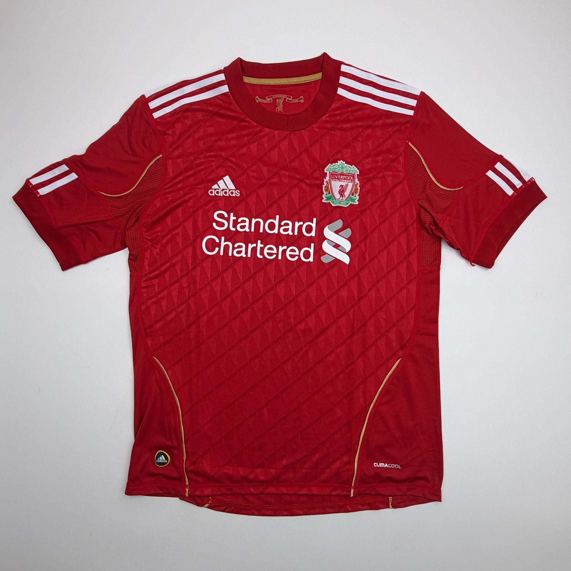 Autographed/Signed Luis Suarez Liverpool Red Soccer Futbol Jersey Beckett BAS COA