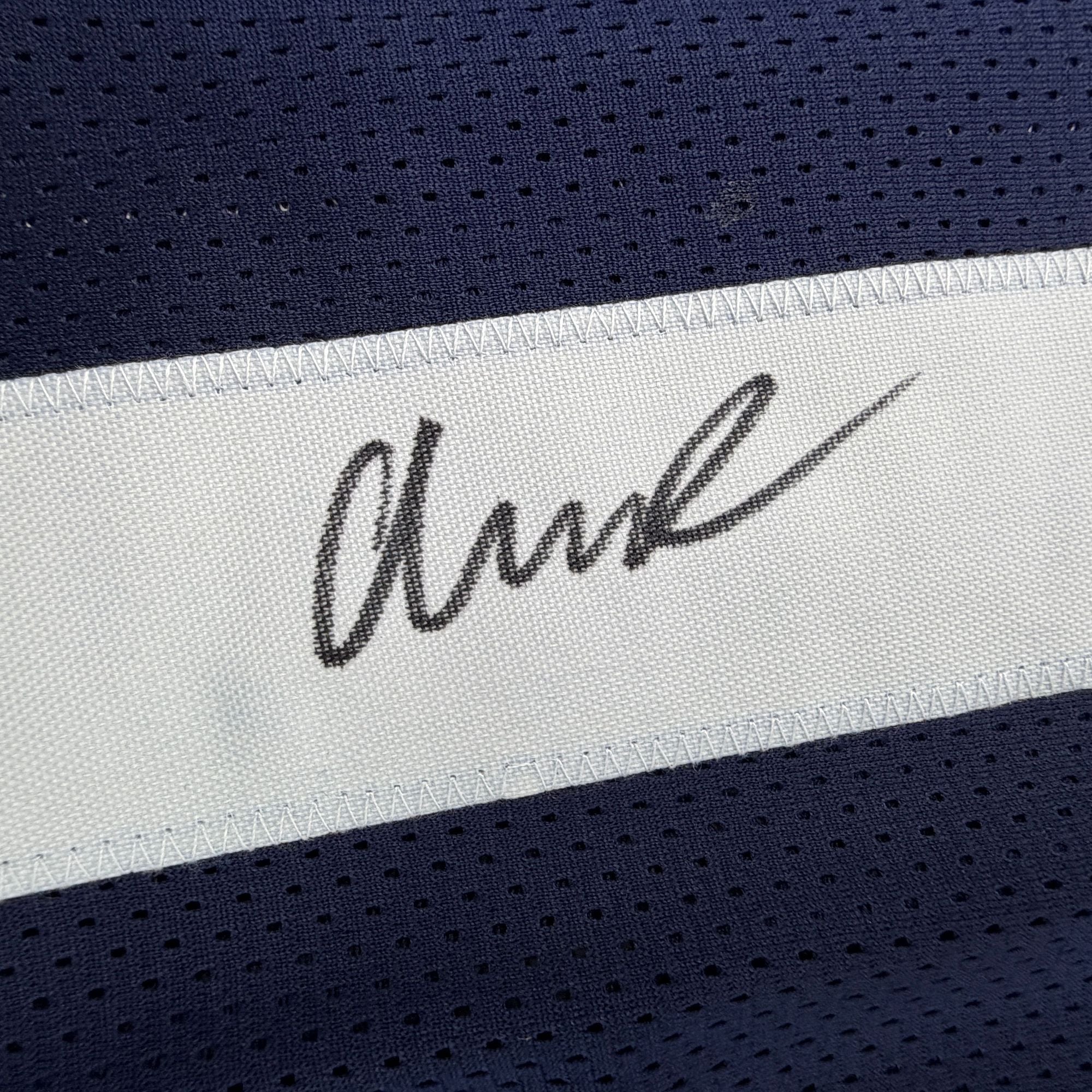 Autographed/Signed Abdul Carter Penn State Blue College Football Jersey Beckett BAS COA