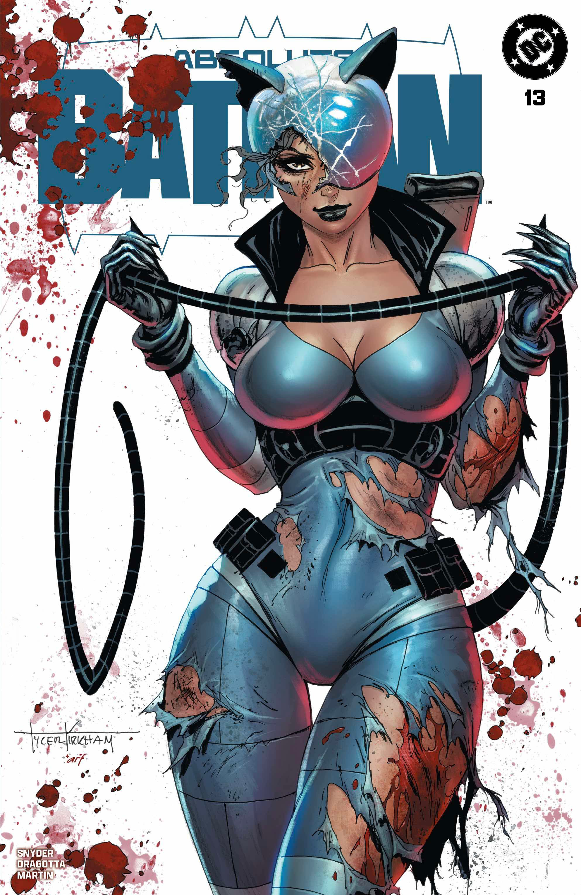 [2 PACK] ABSOLUTE BATMAN #13 TYLER KIRKHAM EXCLUSIVE BATLLE DAMAGED CATWOMAN VAR (10/08/2025)
