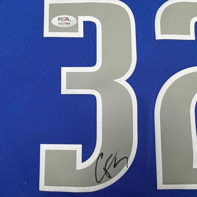 Framed Autographed/Signed Cooper Flagg 35x39 Dallas Mavericks Royal Blue Authentic Basketball Jersey PSA/DNA COA