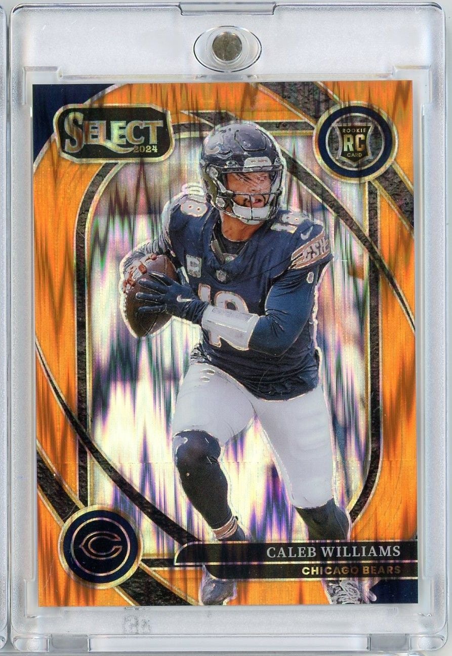 2024 Panini Select Caleb Williams #216 Orange Shock /399 Rookie RC Football Card