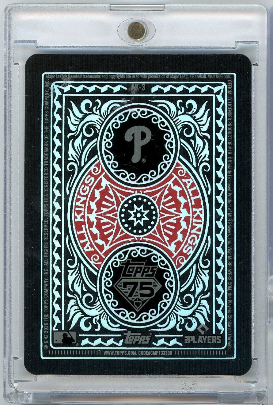 2026 Topps Bryce Harper #AK3 All Kings Case Hit Baseball Card