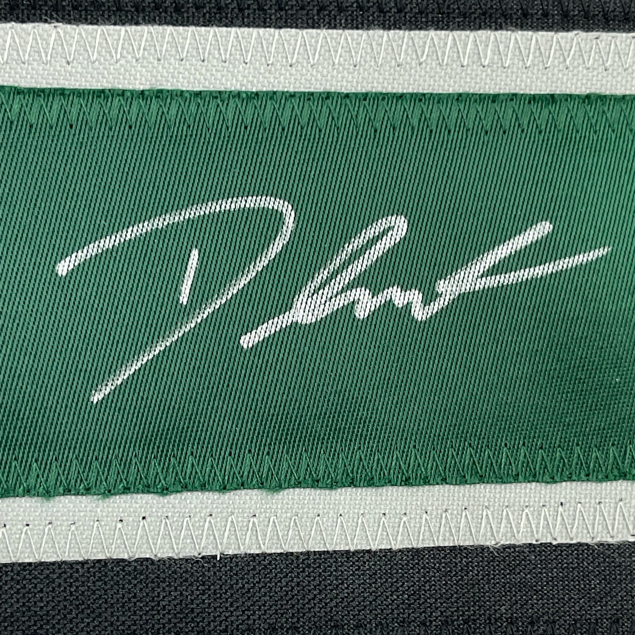 Framed Autographed/Signed D'Andre Swift 35x39 Philadelphia White Football Jersey JSA COA