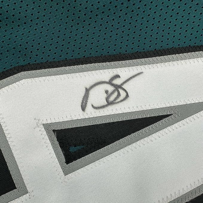 Framed Autographed/Signed Darren Sproles 35x39 Philadelphia Green Football Jersey Beckett BAS COA