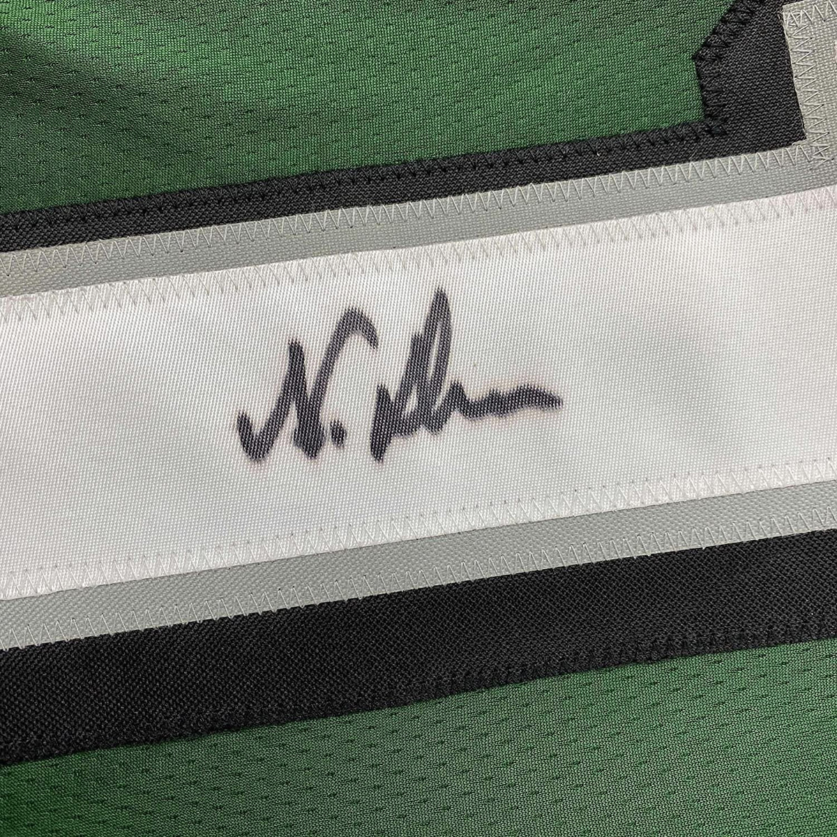 Framed Autographed/Signed Nakobe Dean 35x39 Philadelphia Green Football Jersey JSA COA