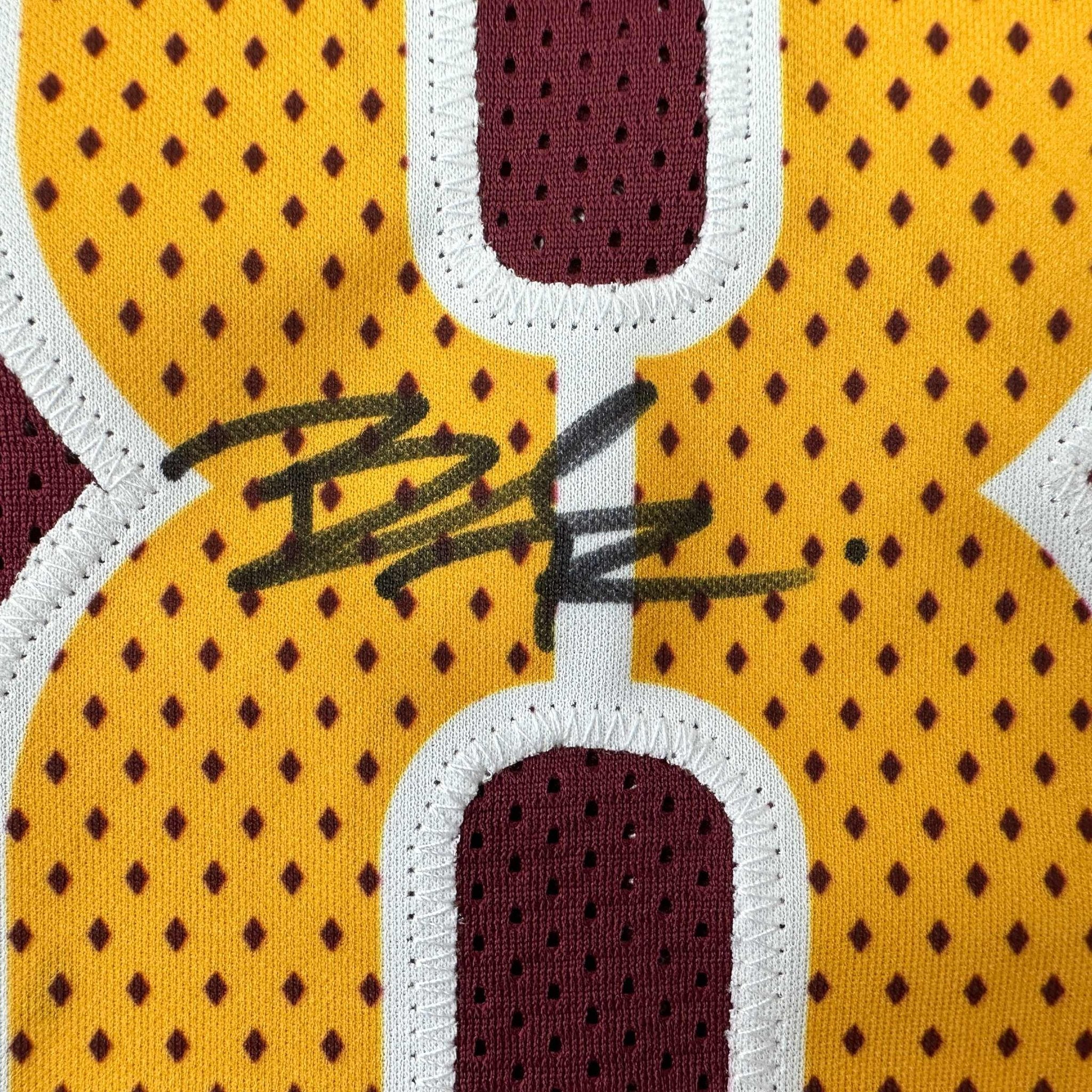 Autographed/Signed Brian Robinson Jr. Washington Burgundy Football Jersey PSA/DNA COA