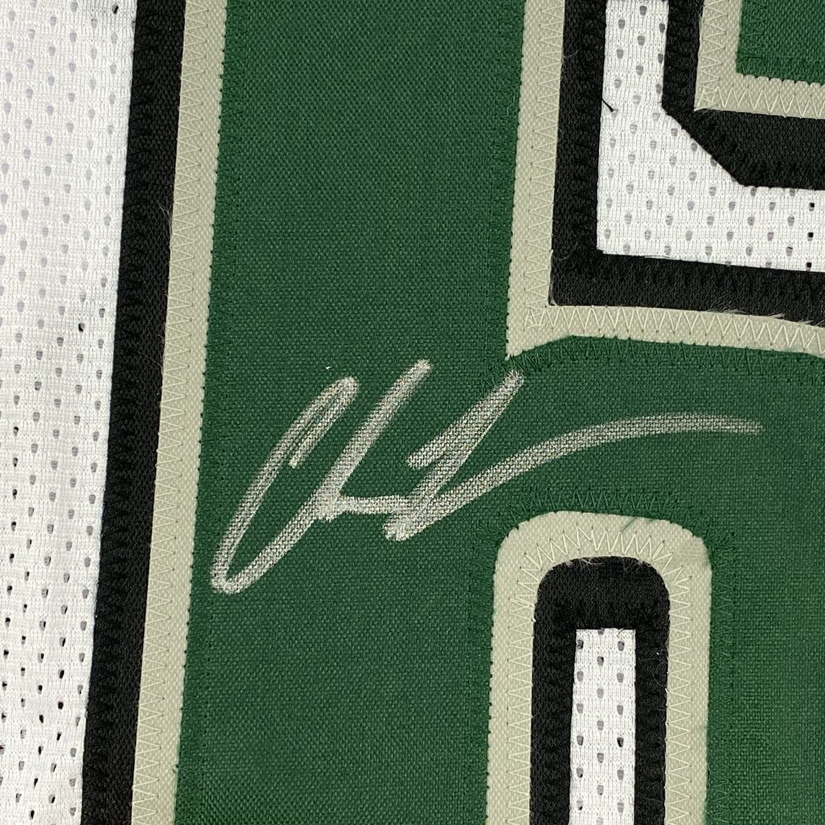 Autographed/Signed Chris Long Philadelphia White Football Jersey JSA COA