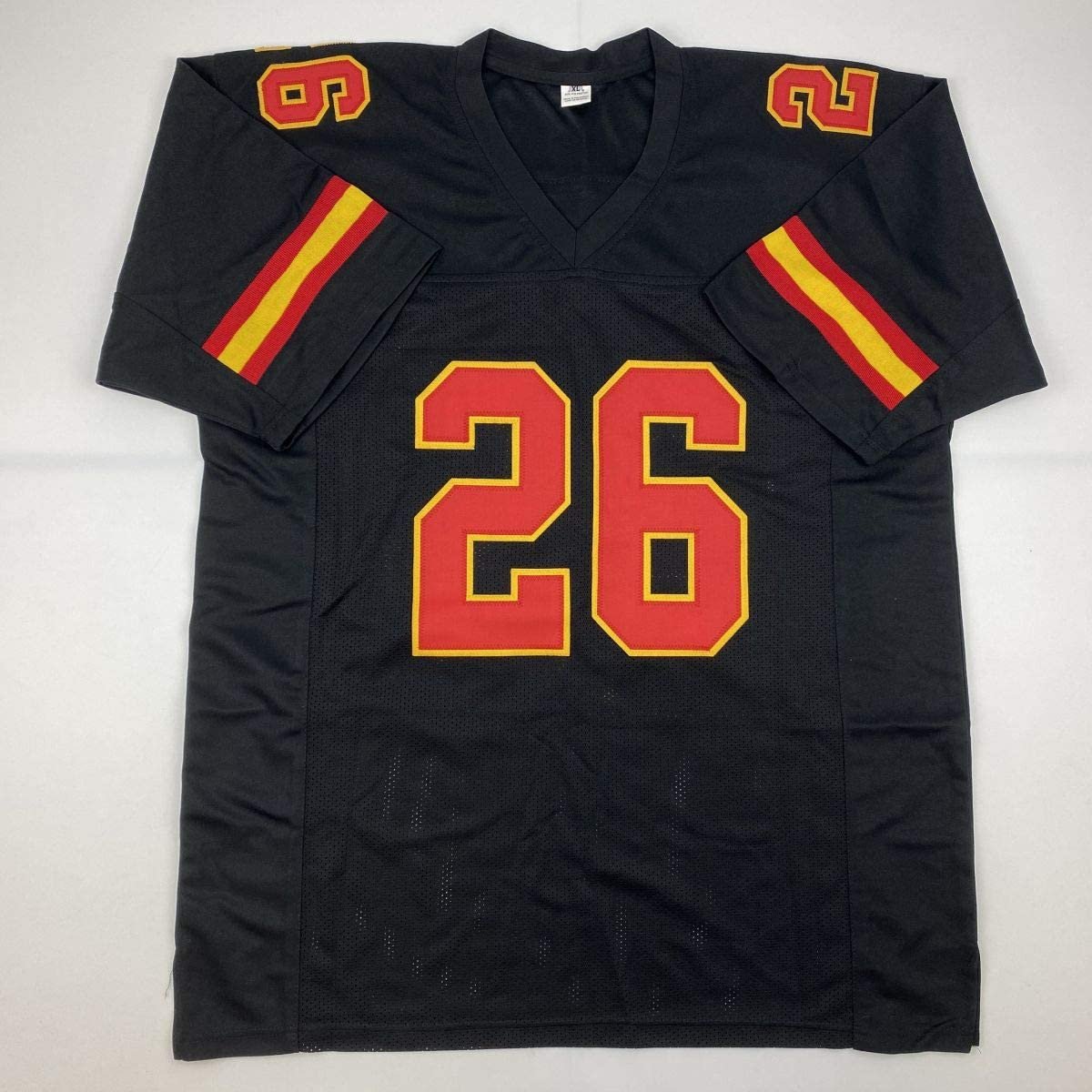 Autographed/Signed Damien Williams Kansas City Black Football Jersey JSA COA