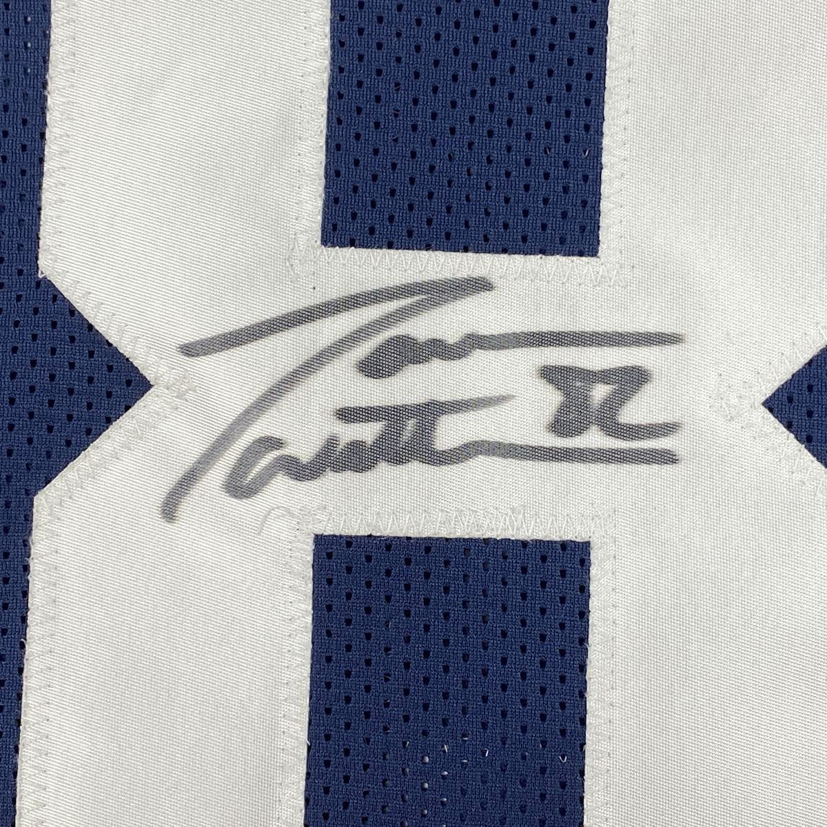 Autographed/Signed Jason Witten Dallas Thanksgiving Day Football Jersey Beckett BAS COA