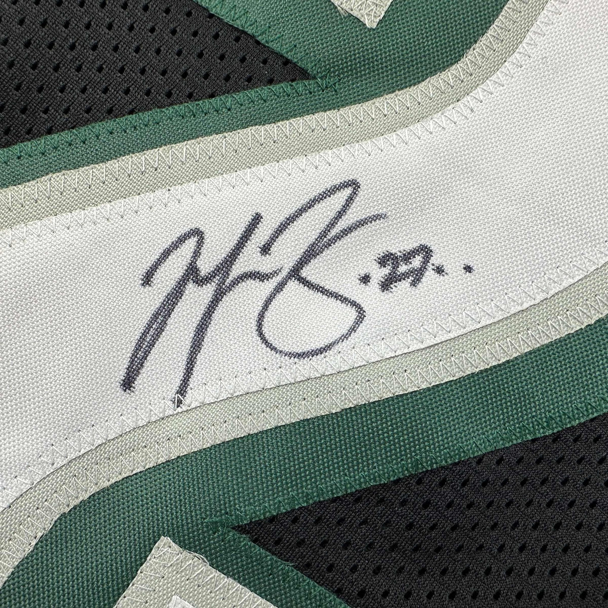 Autographed/Signed Malcolm Jenkins Philadelphia Black Football Jersey Beckett BAS COA