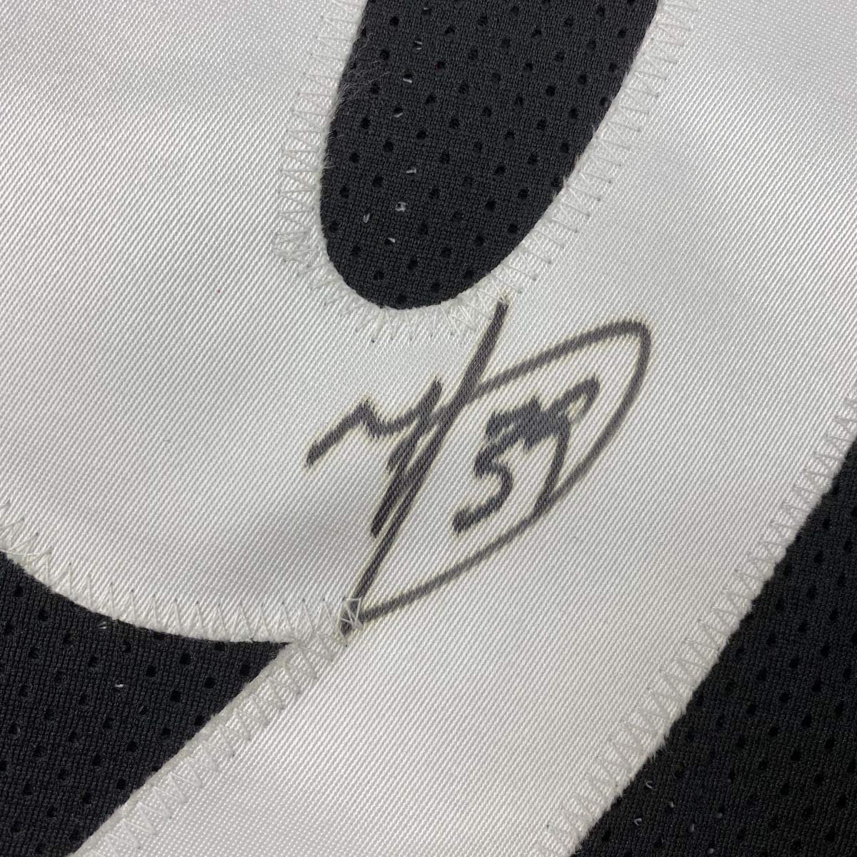 Autographed/Signed Minkah Fitzpatrick Pittsburgh Black Football Jersey PSA/DNA COA