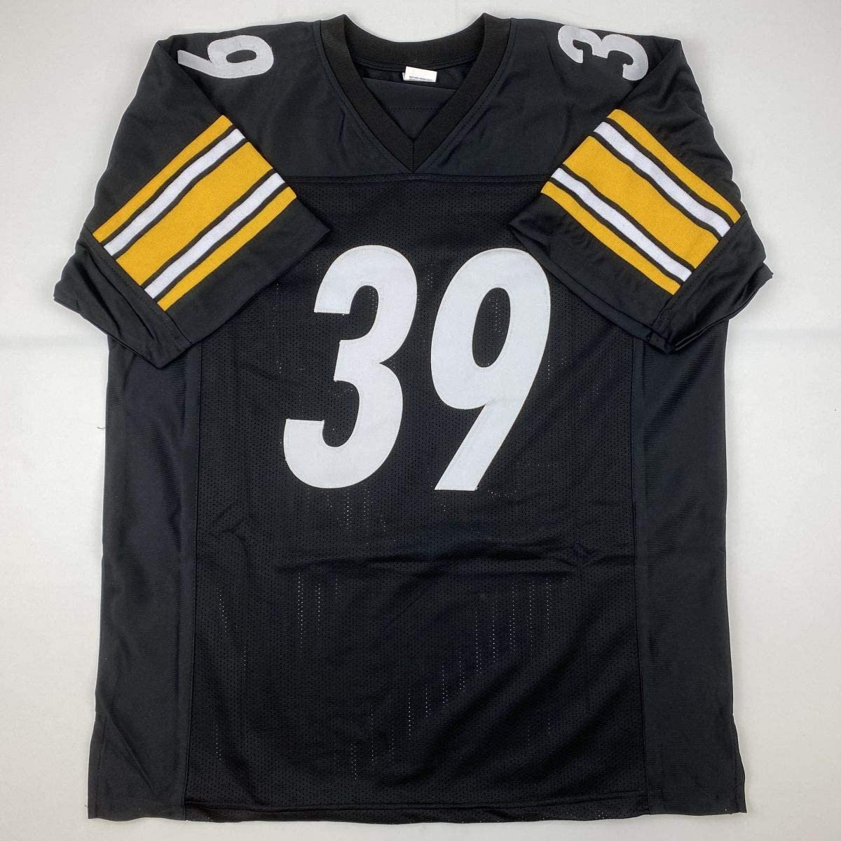 Autographed/Signed Minkah Fitzpatrick Pittsburgh Black Football Jersey PSA/DNA COA
