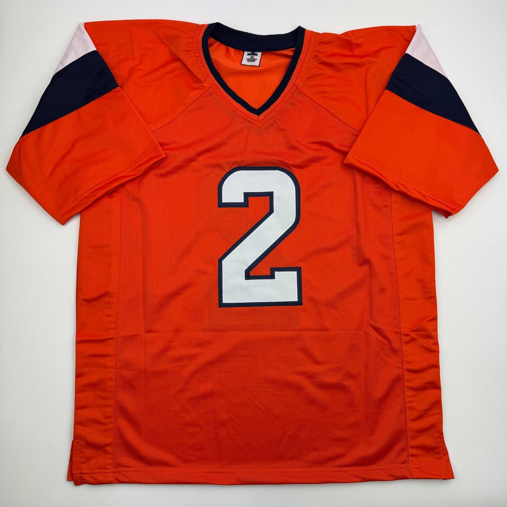 Autographed/Signed Patrick Surtain II Denver Orange Football Jersey JS