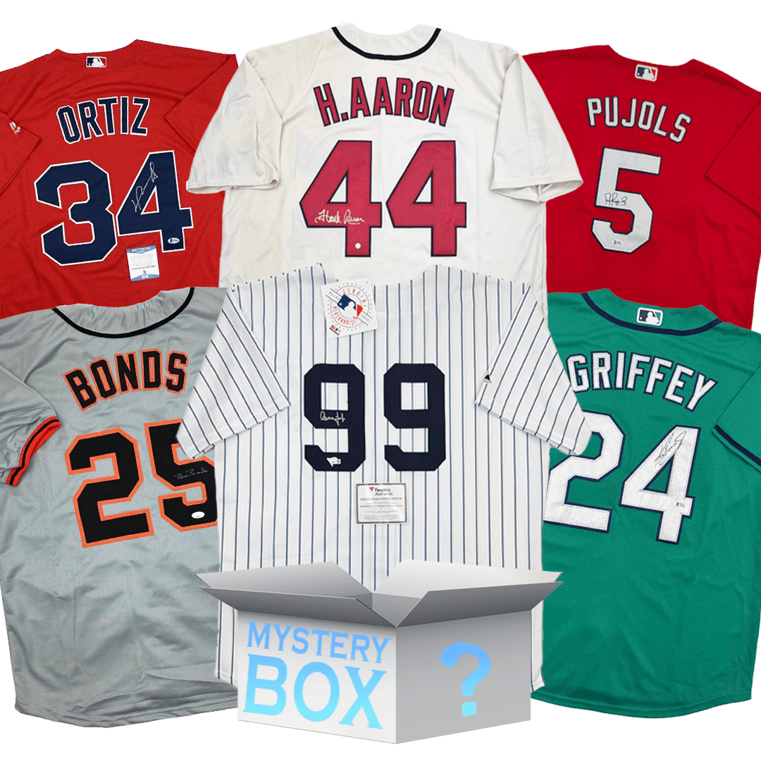 Random Autographed/Signed Baseball Jersey Mystery Box with PSA JSA or Beckett COA