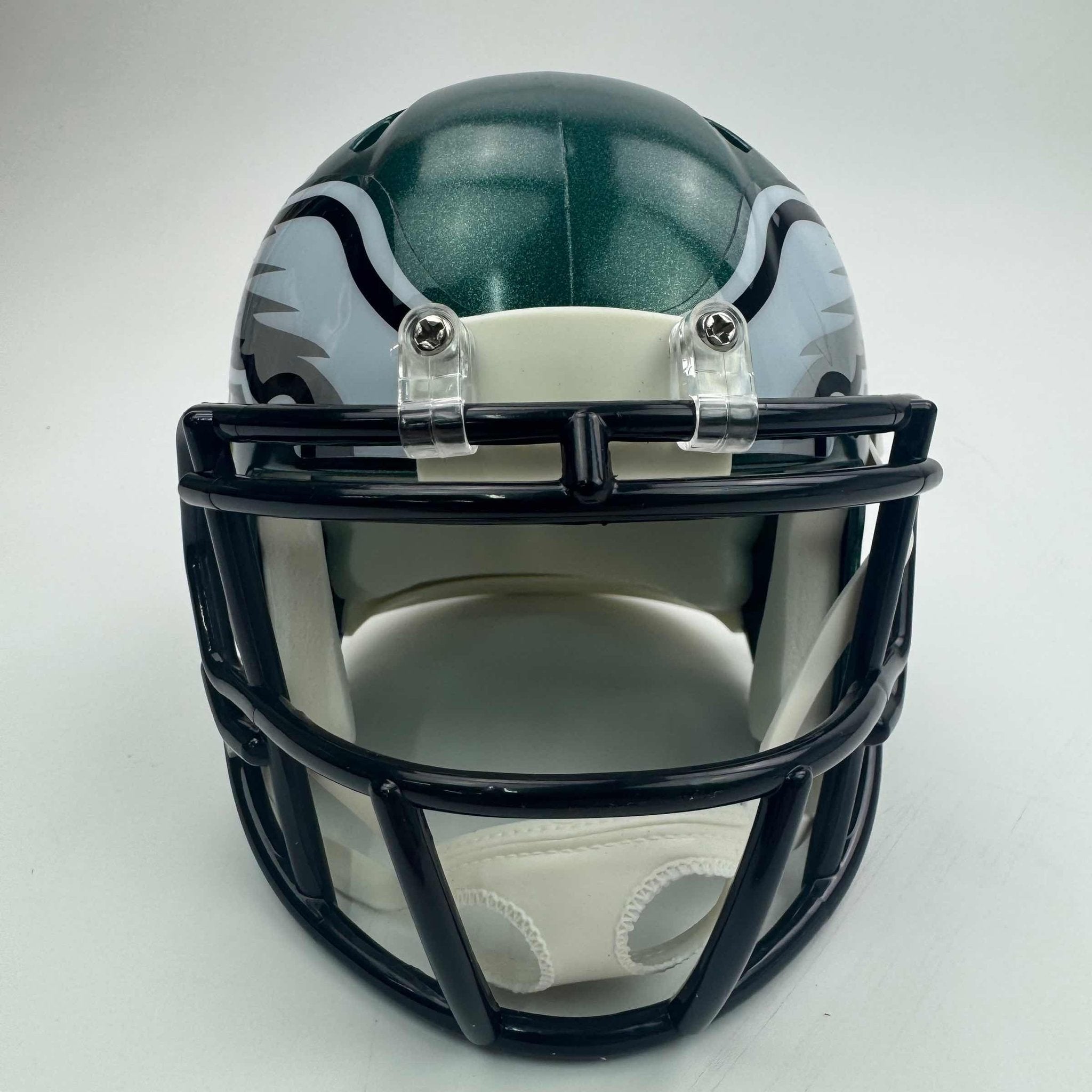 Autographed/Signed Quinyon Mitchell Philadelphia Eagles Green Mini Football Helmet JSA COA