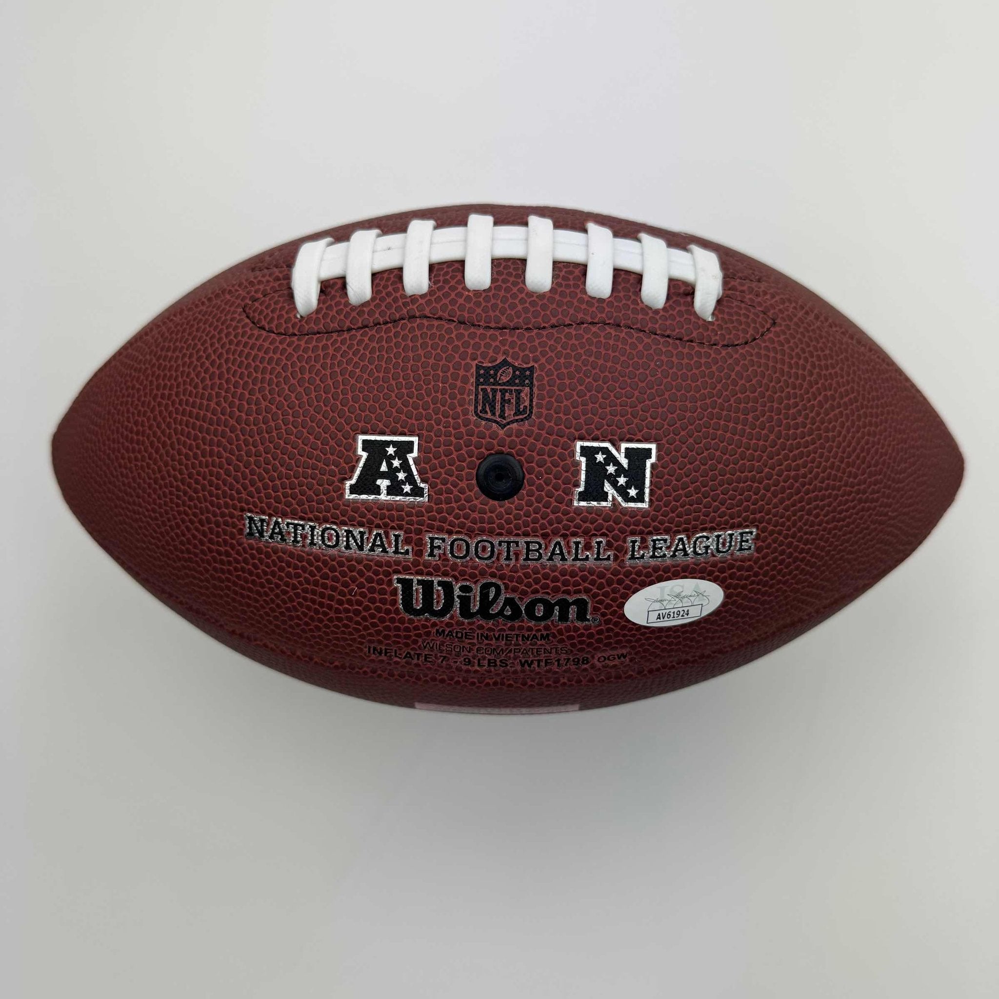 Autographed/Signed C.J. CJ Stroud Houston Texans Wilson Junior Brown Football JSA COA