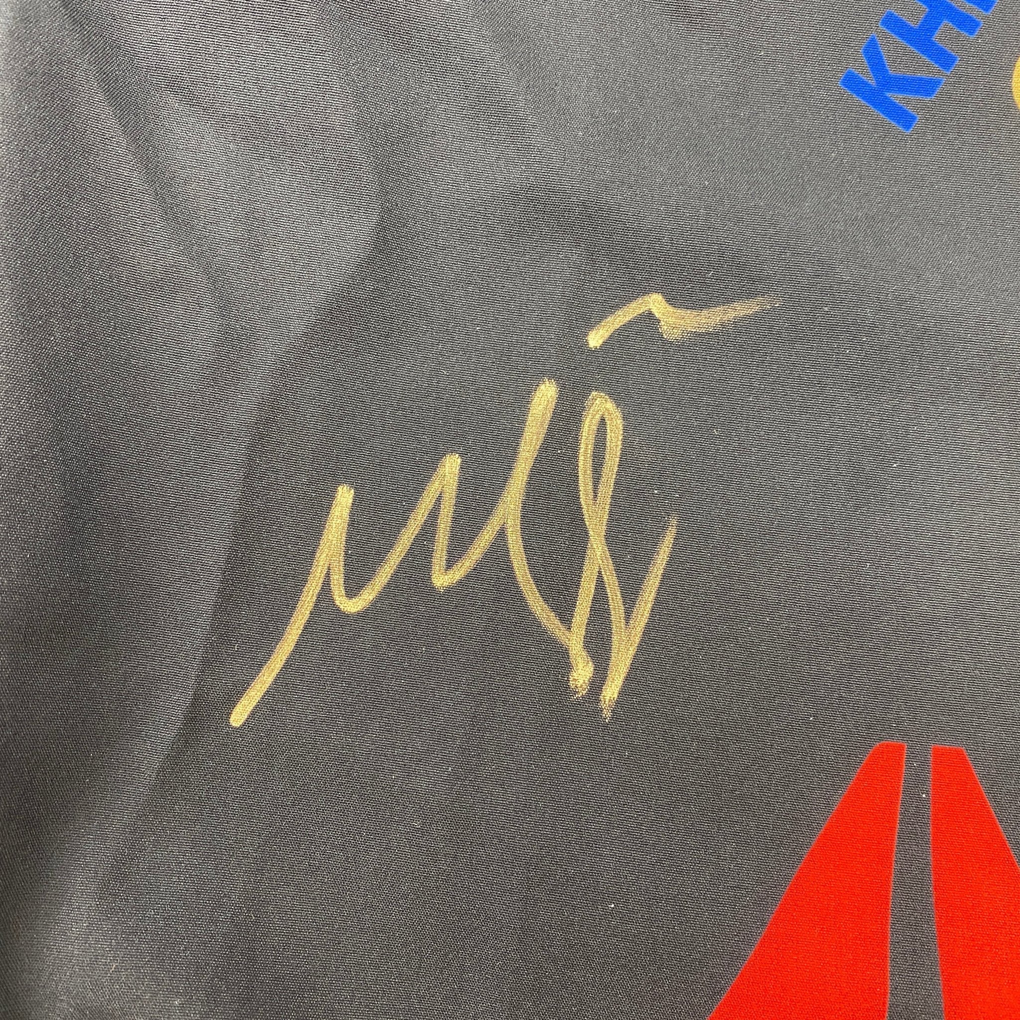 Autographed/Signed Khamzat Borz Chimaev UFC MMA Ultimate Fighting Black Trunks PSA/DNA COA
