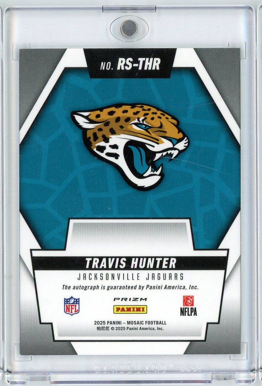 2025 Panini Mosaic Travis Hunter #RSTHR Rookie Scripts Auto Rookie RC Football Card